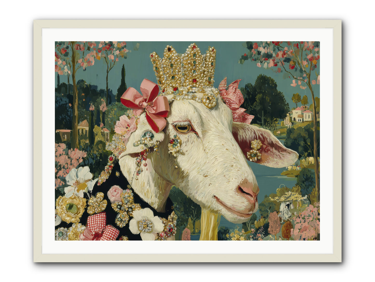 Secret Notes -- Framed Print - White 40x30