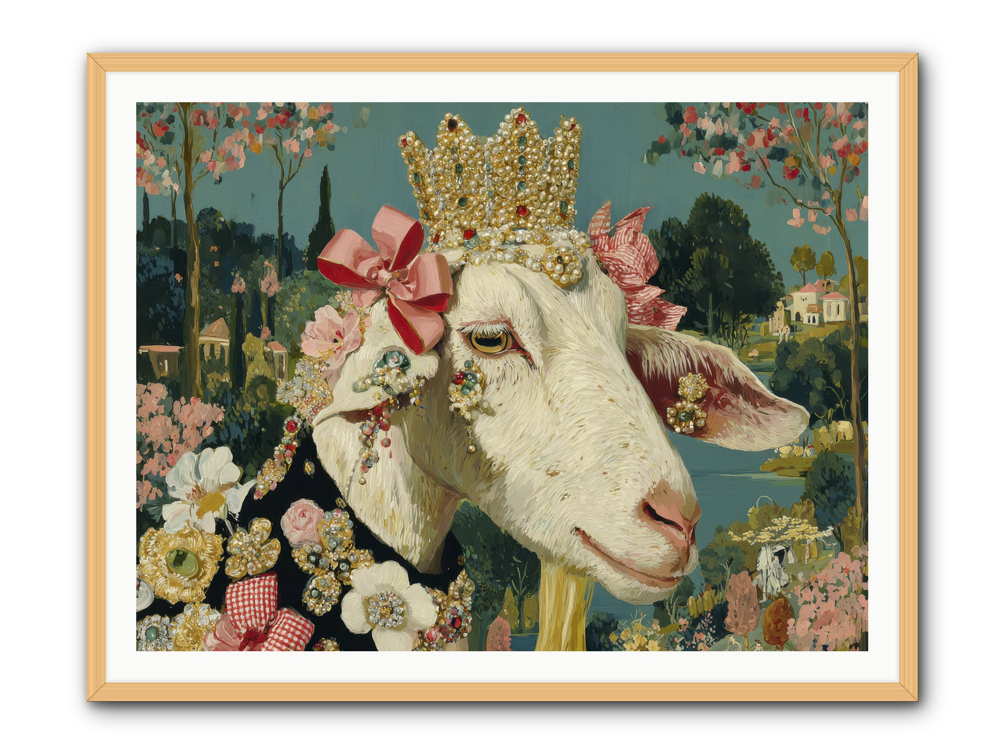 Secret Notes -- Framed Print - Natural 48x36