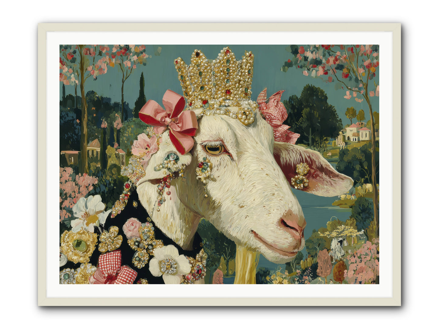 Secret Notes -- Framed Print - White 48x36