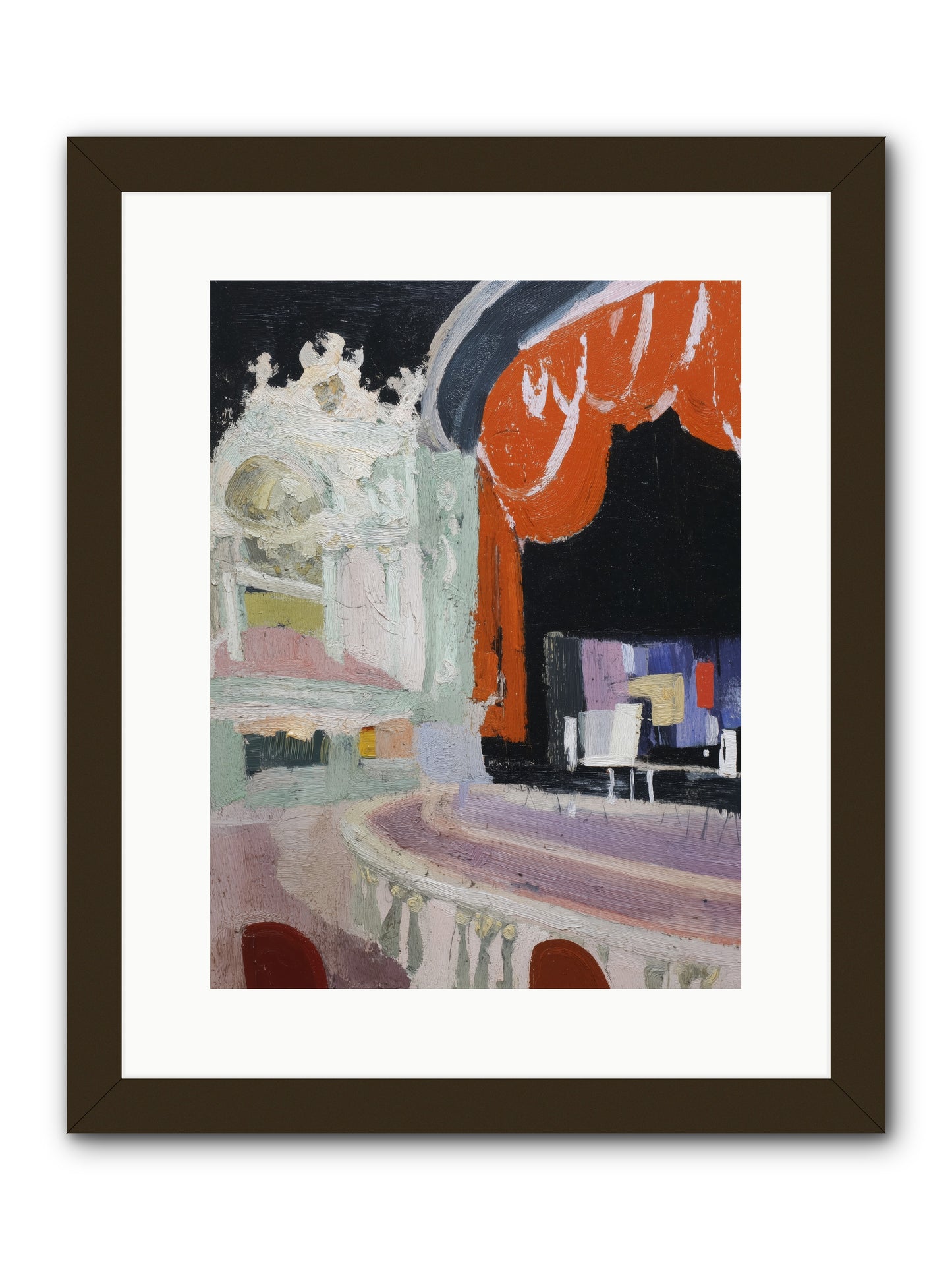 Secret Passage -- Framed Print - Black 12x16