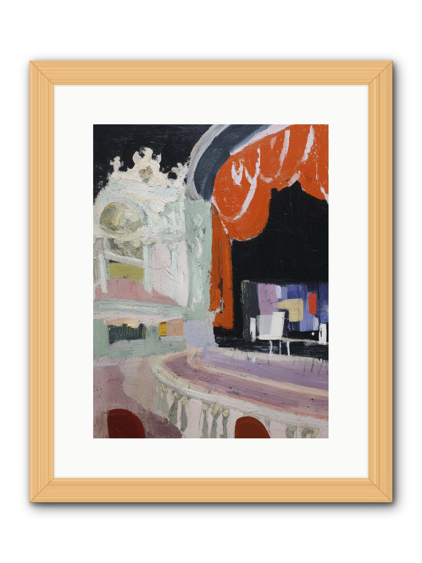 Secret Passage -- Framed Print - Natural 12x16