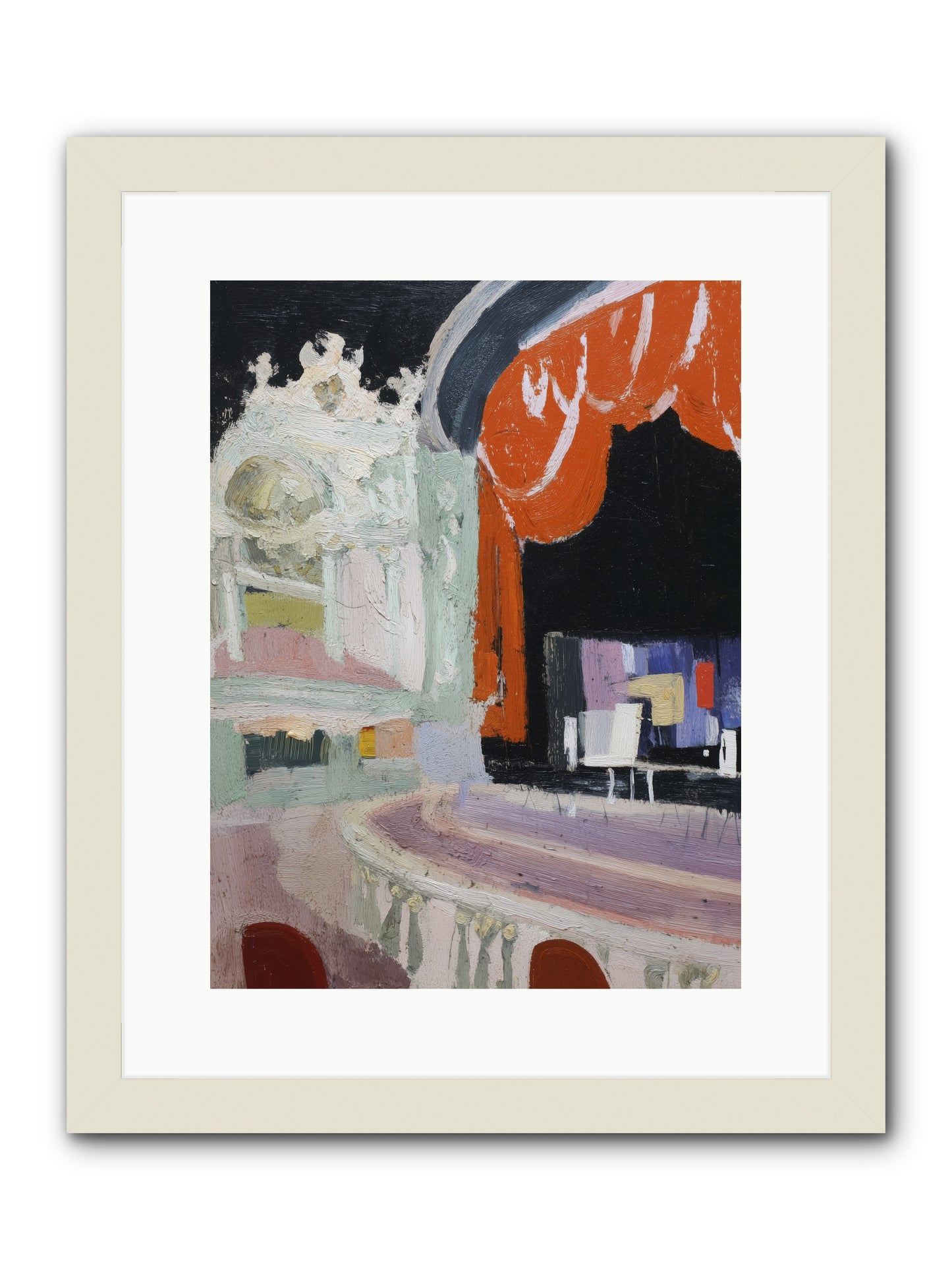 Secret Passage -- Framed Print - White 12x16