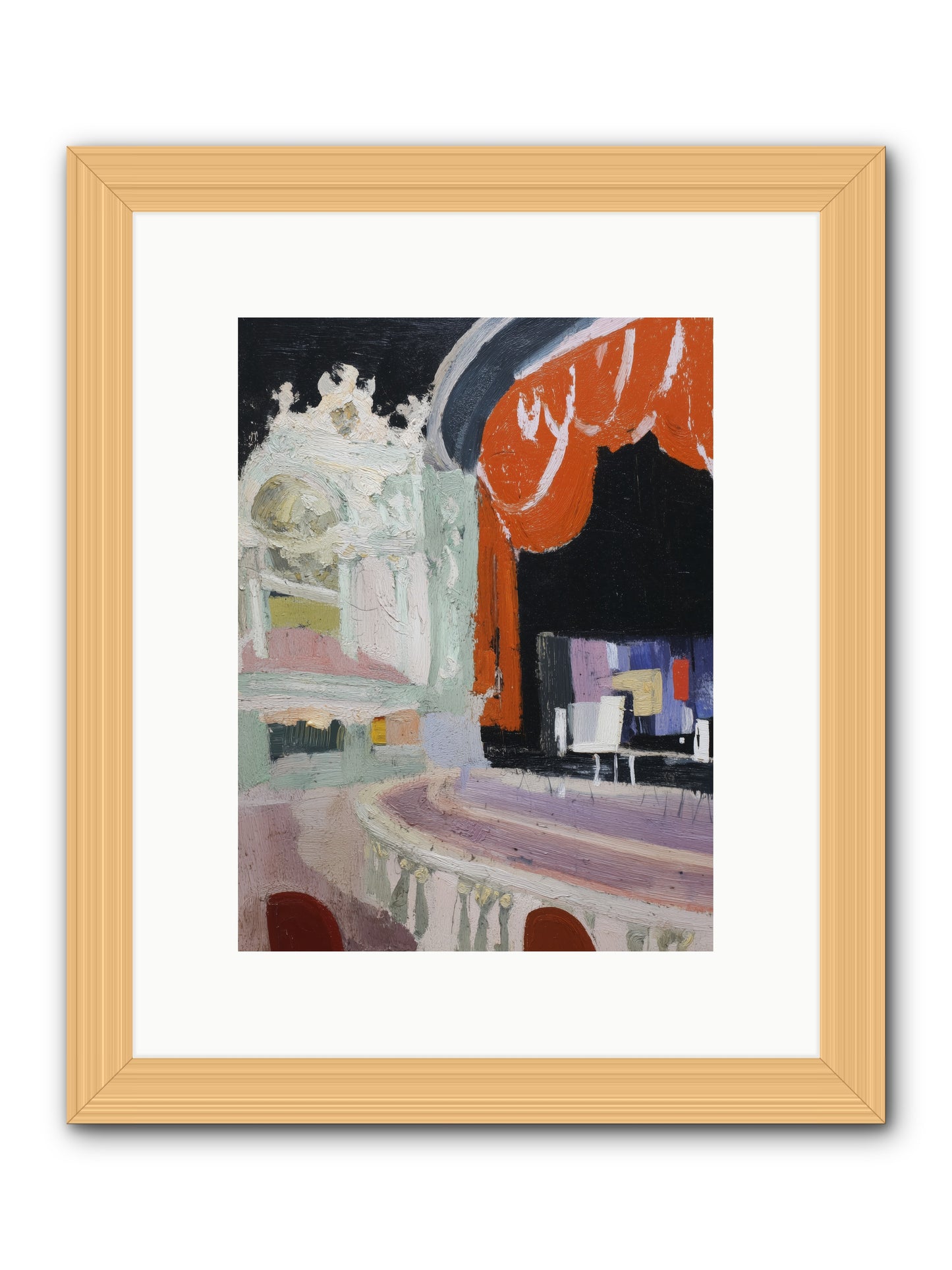 Secret Passage -- Framed Print - Natural 9x12