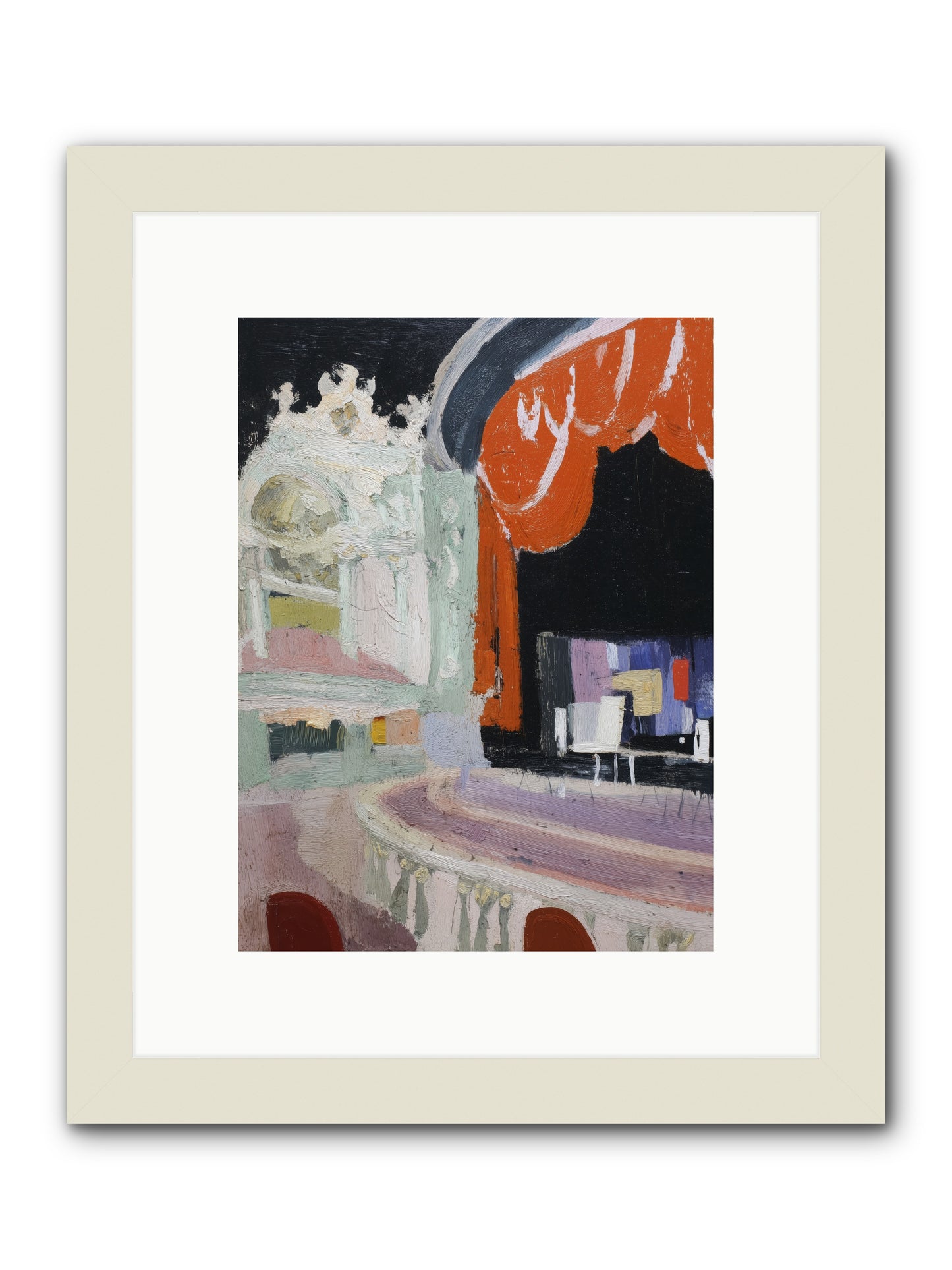 Secret Passage -- Framed Print - White 9x12