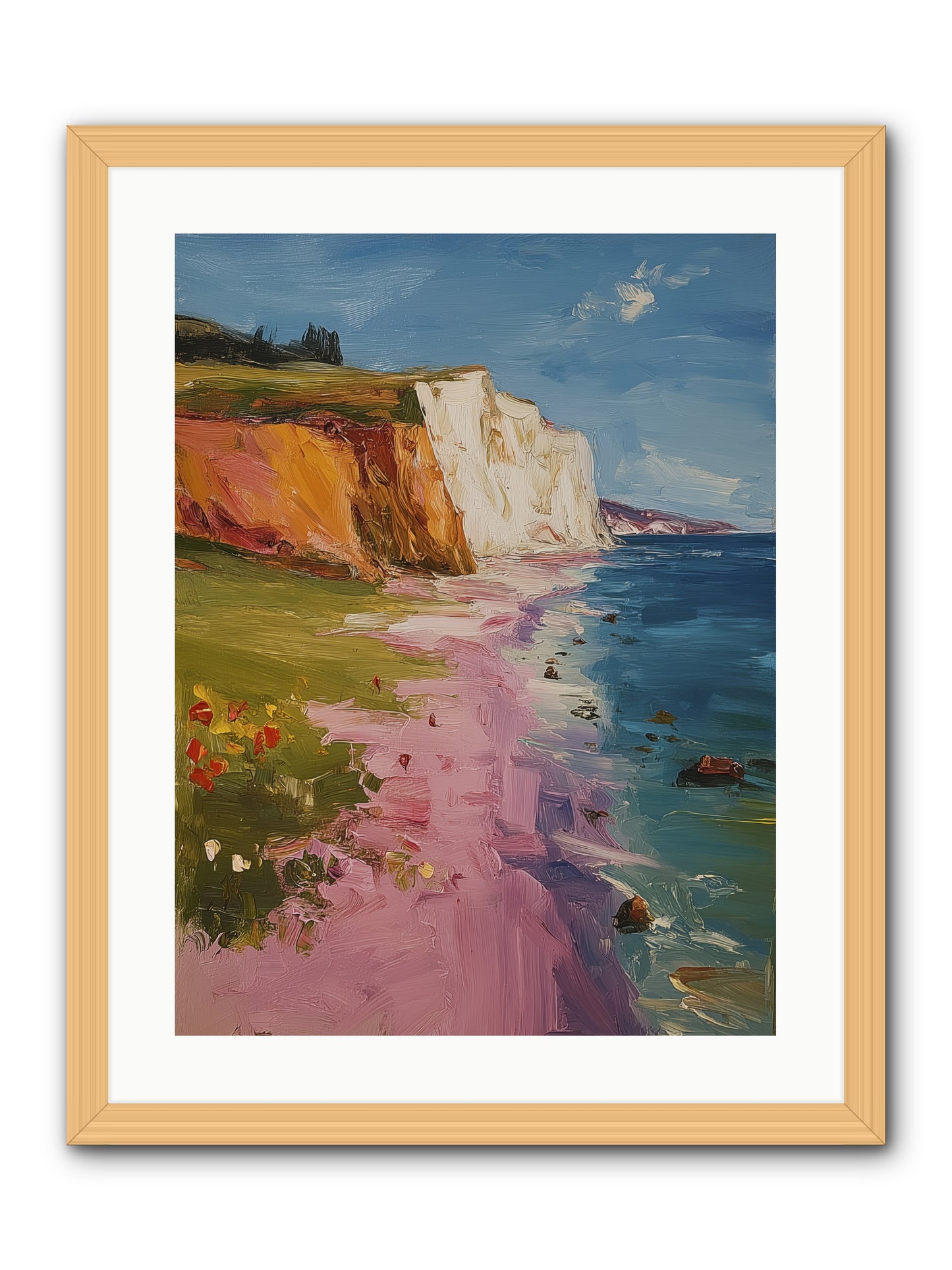 Secret Sanctuary -- Framed Print - Natural 18x24