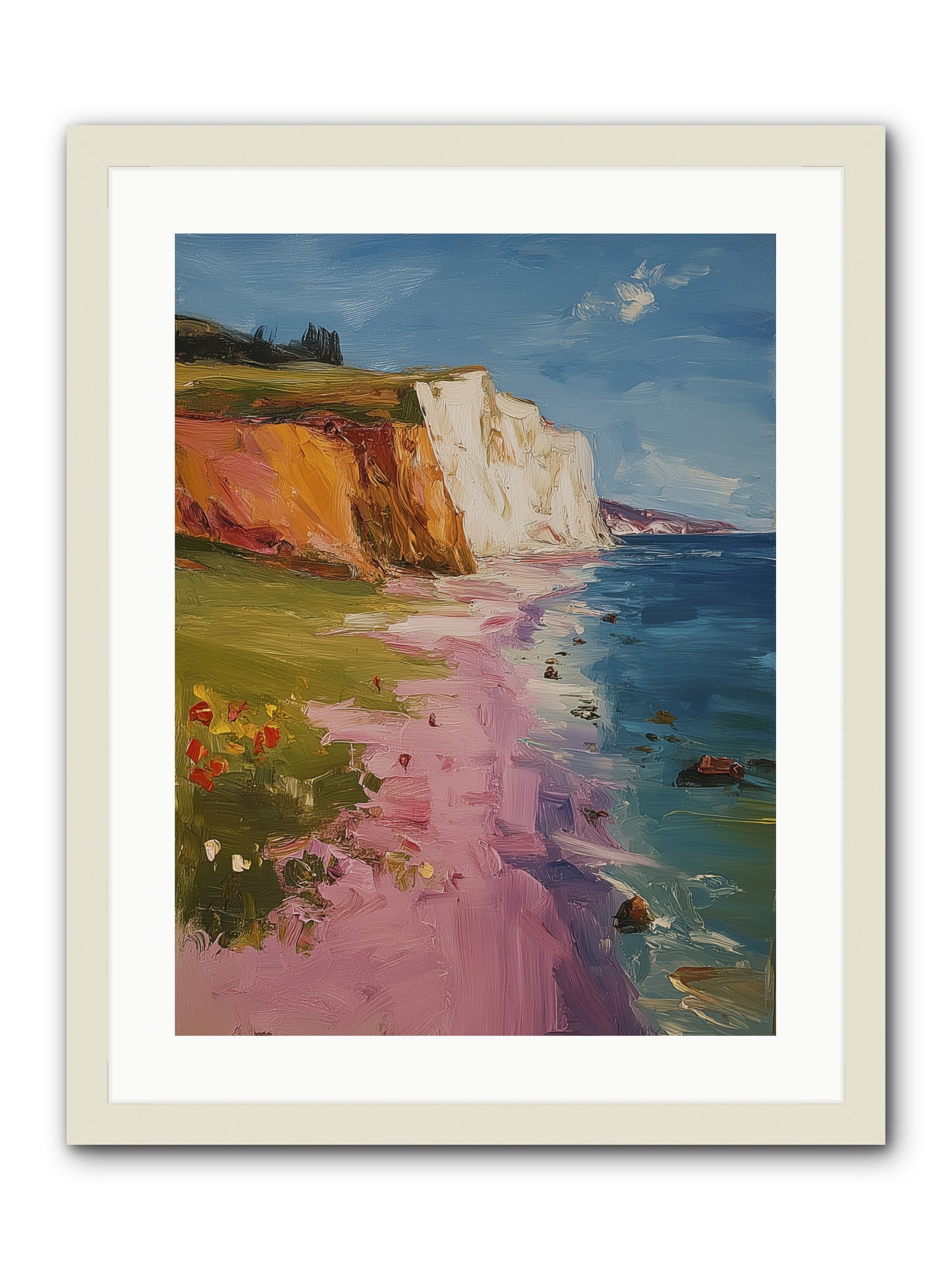 Secret Sanctuary -- Framed Print - White 18x24