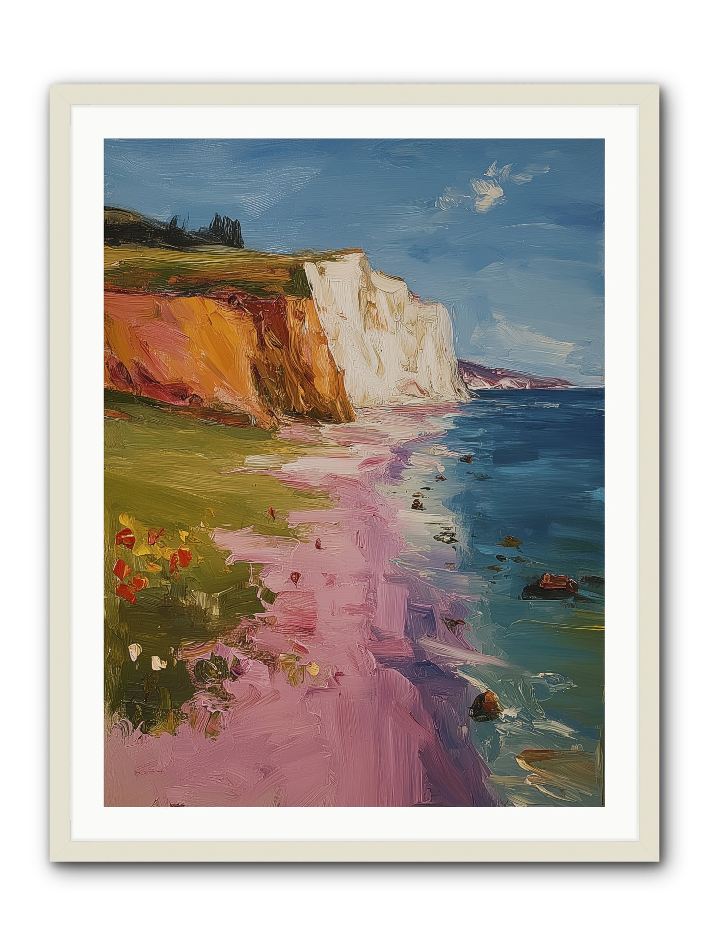 Secret Sanctuary -- Framed Print - White 30x40
