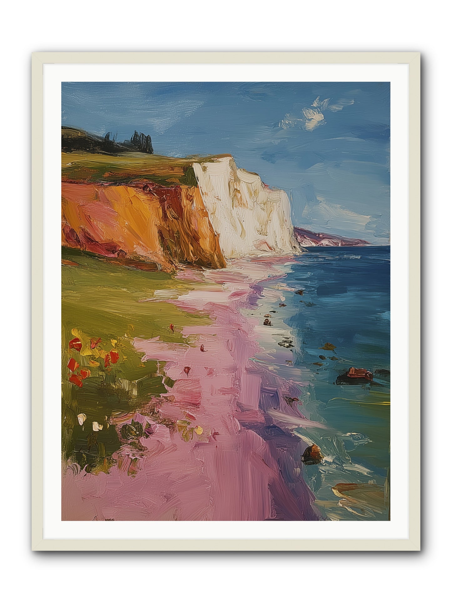 Secret Sanctuary -- Framed Print - White 36x48