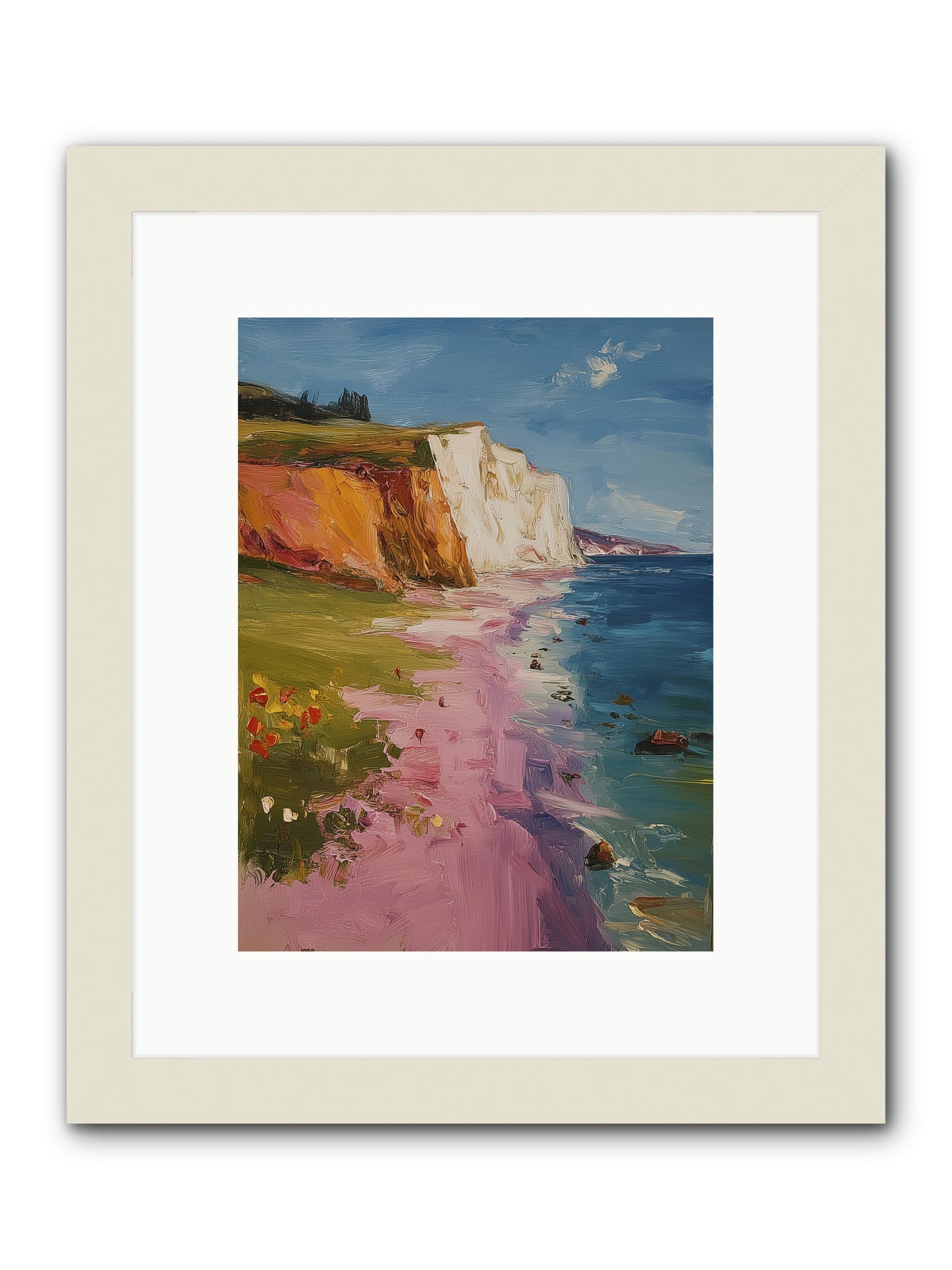 Secret Sanctuary -- Framed Print - White 9x12