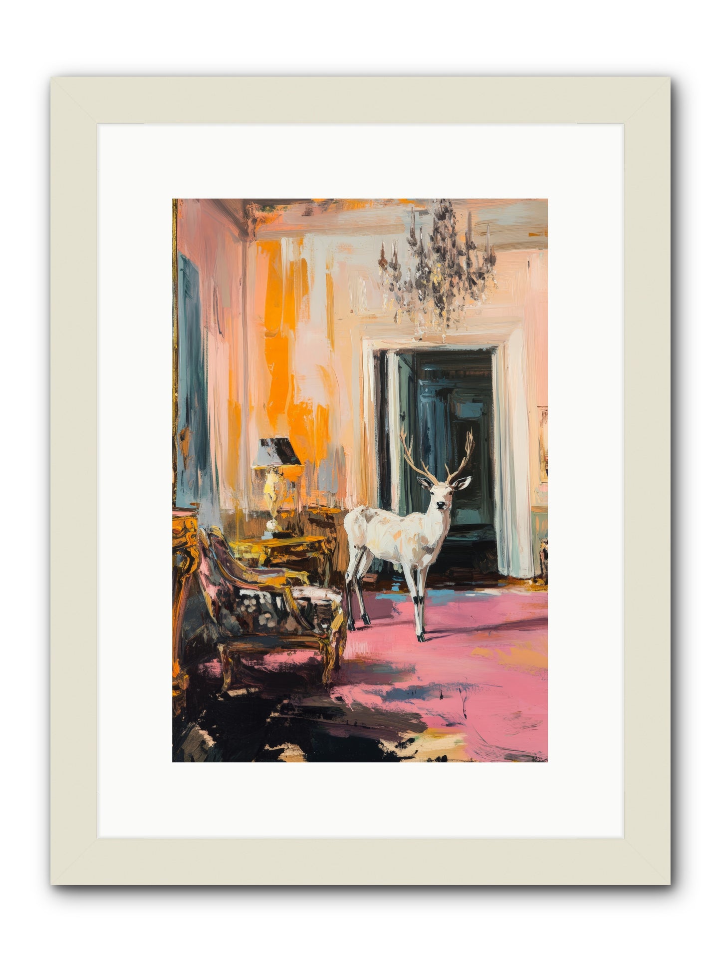 Secrets From The Captain's Quarters -- Framed Print - White 10x15