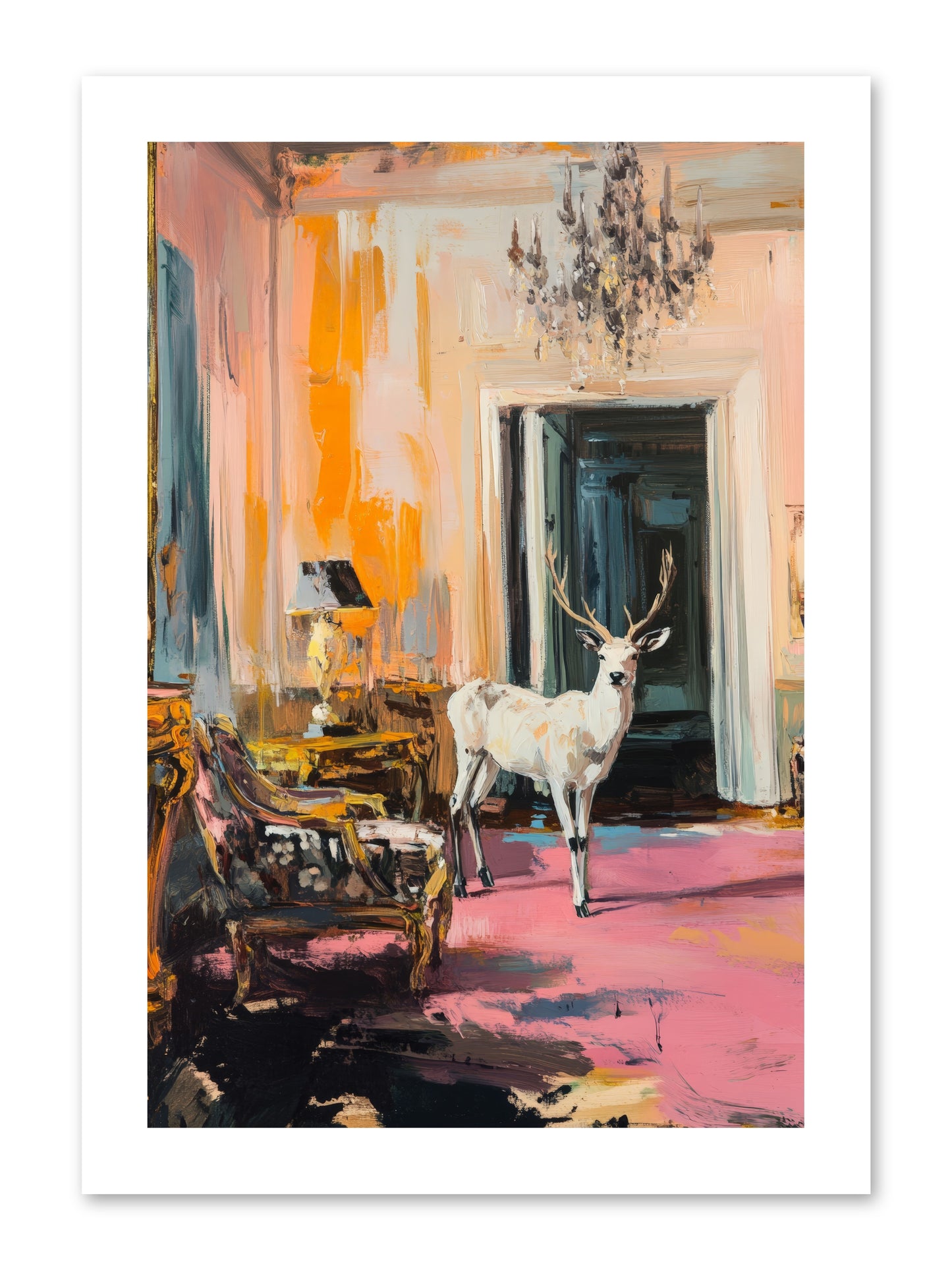 Secrets From The Captain's Quarters -- Loose Canvas Print 10x15