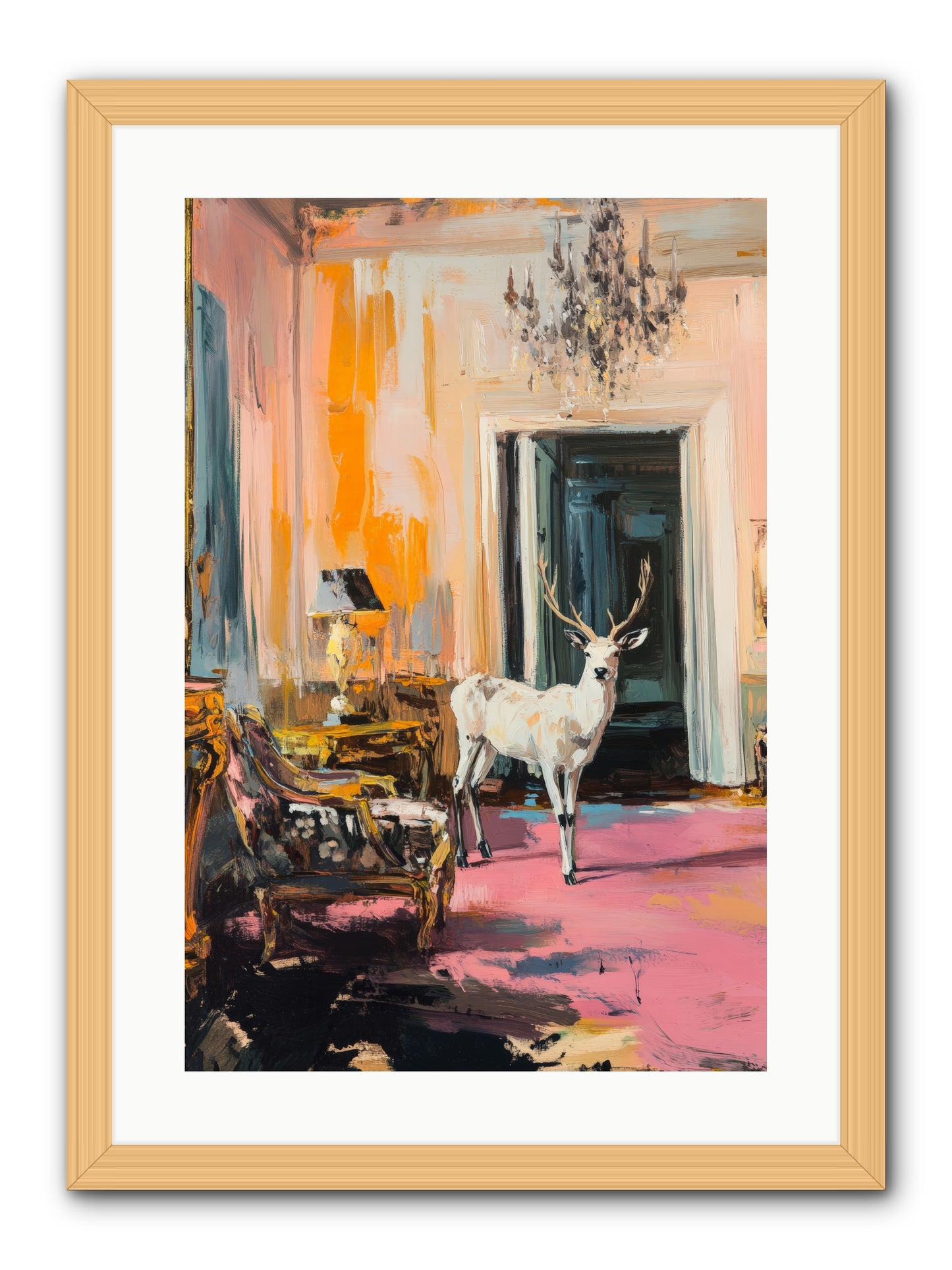 Secrets From The Captain's Quarters -- Framed Print - Natural 16x24