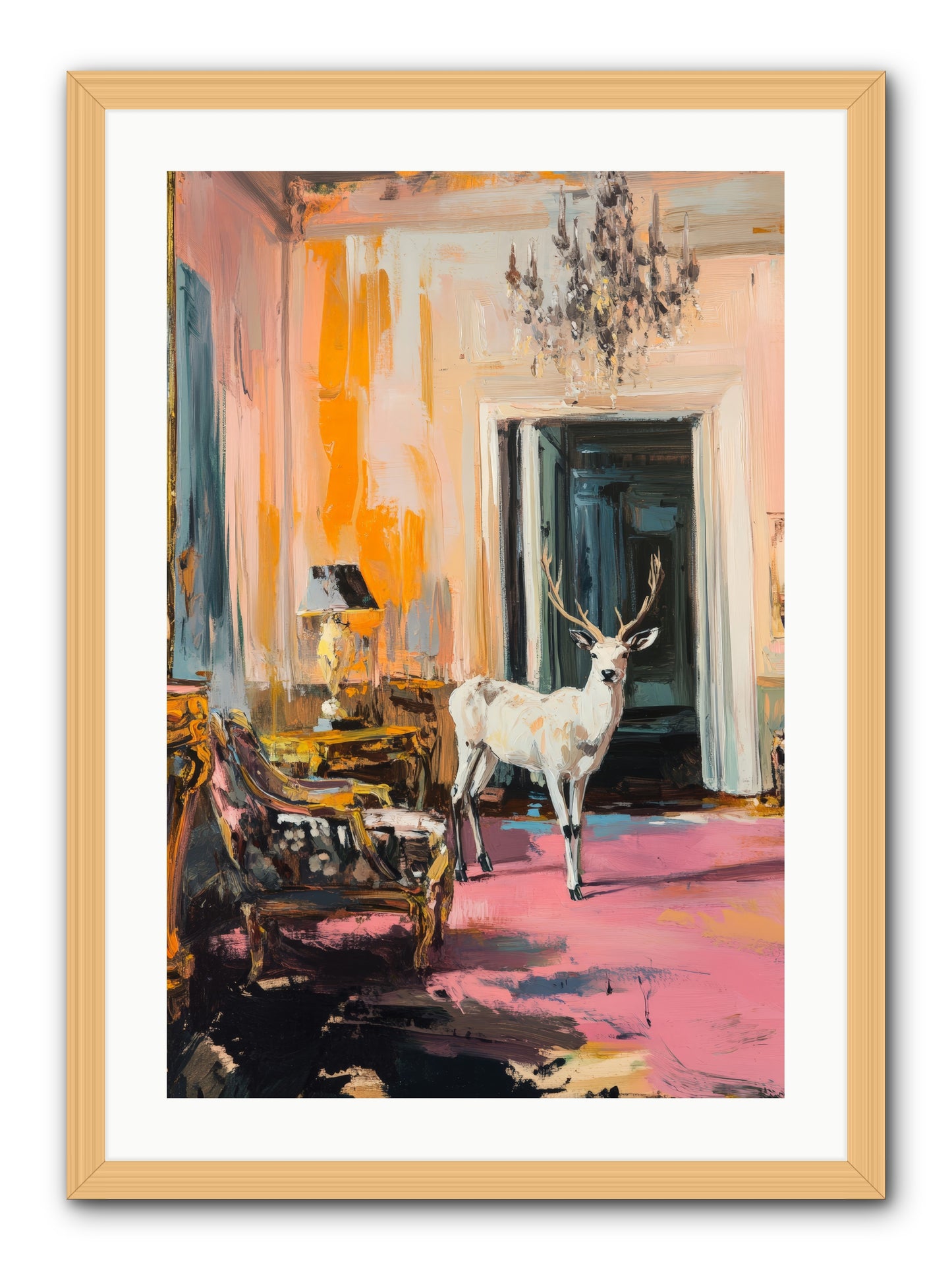 Secrets From The Captain's Quarters -- Framed Print - Natural 20x30