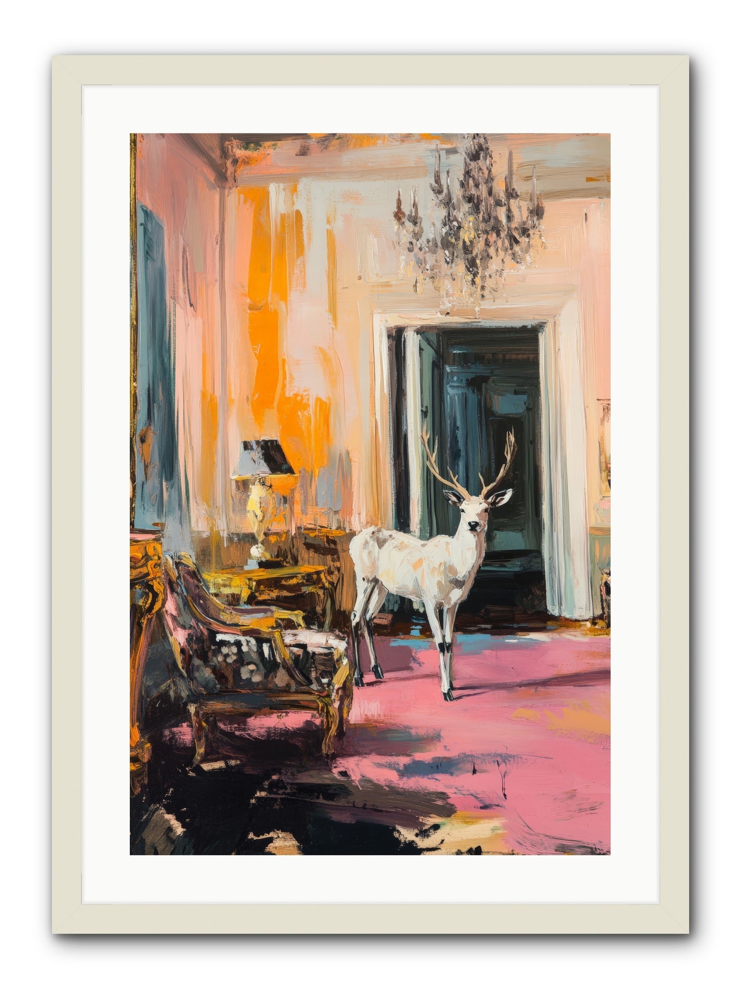 Secrets From The Captain's Quarters -- Framed Print - White 20x30