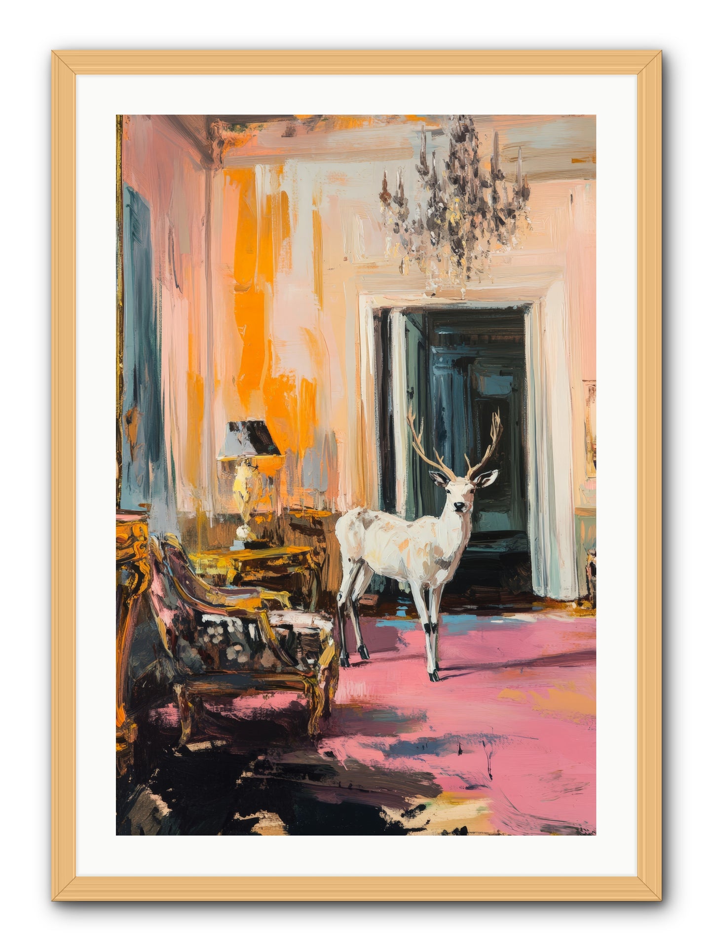 Secrets From The Captain's Quarters -- Framed Print - Natural 24x36