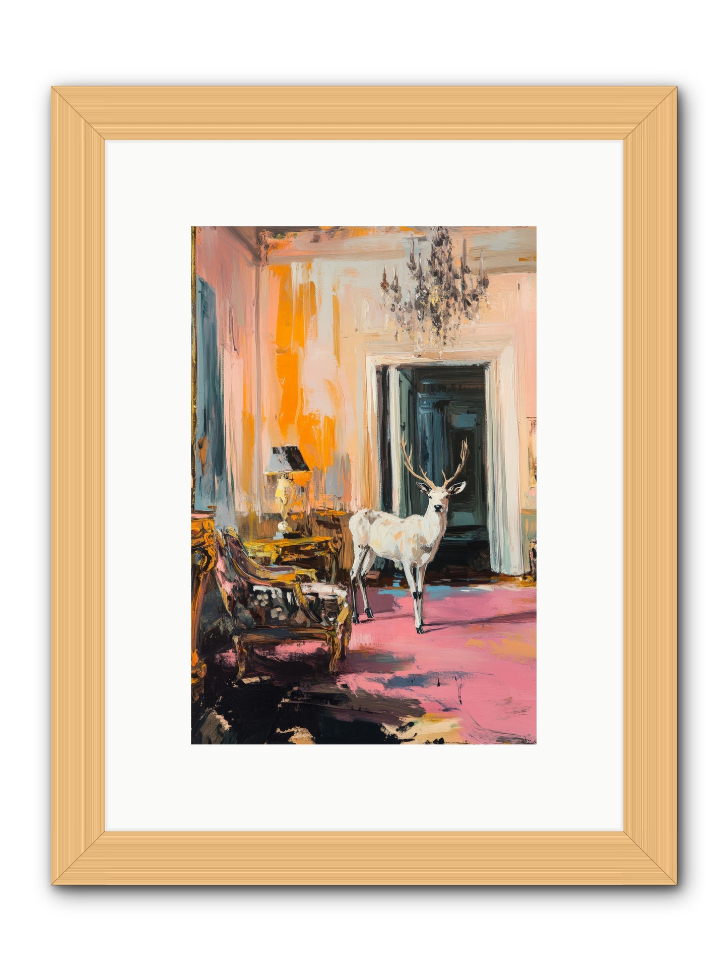 Secrets From The Captain's Quarters -- Framed Print - Natural 8x12