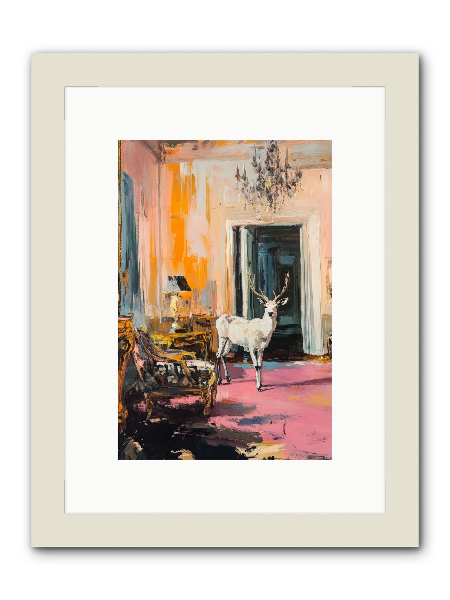 Secrets From The Captain's Quarters -- Framed Print - White 8x12