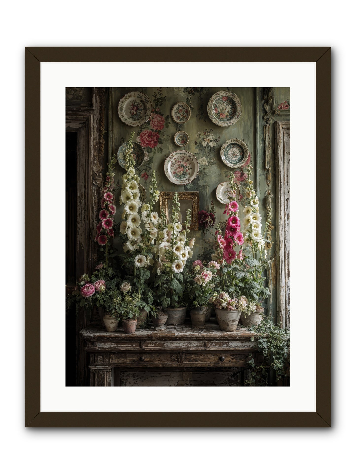 Secrets Of The Summer House -- Framed Print - Black 18x24