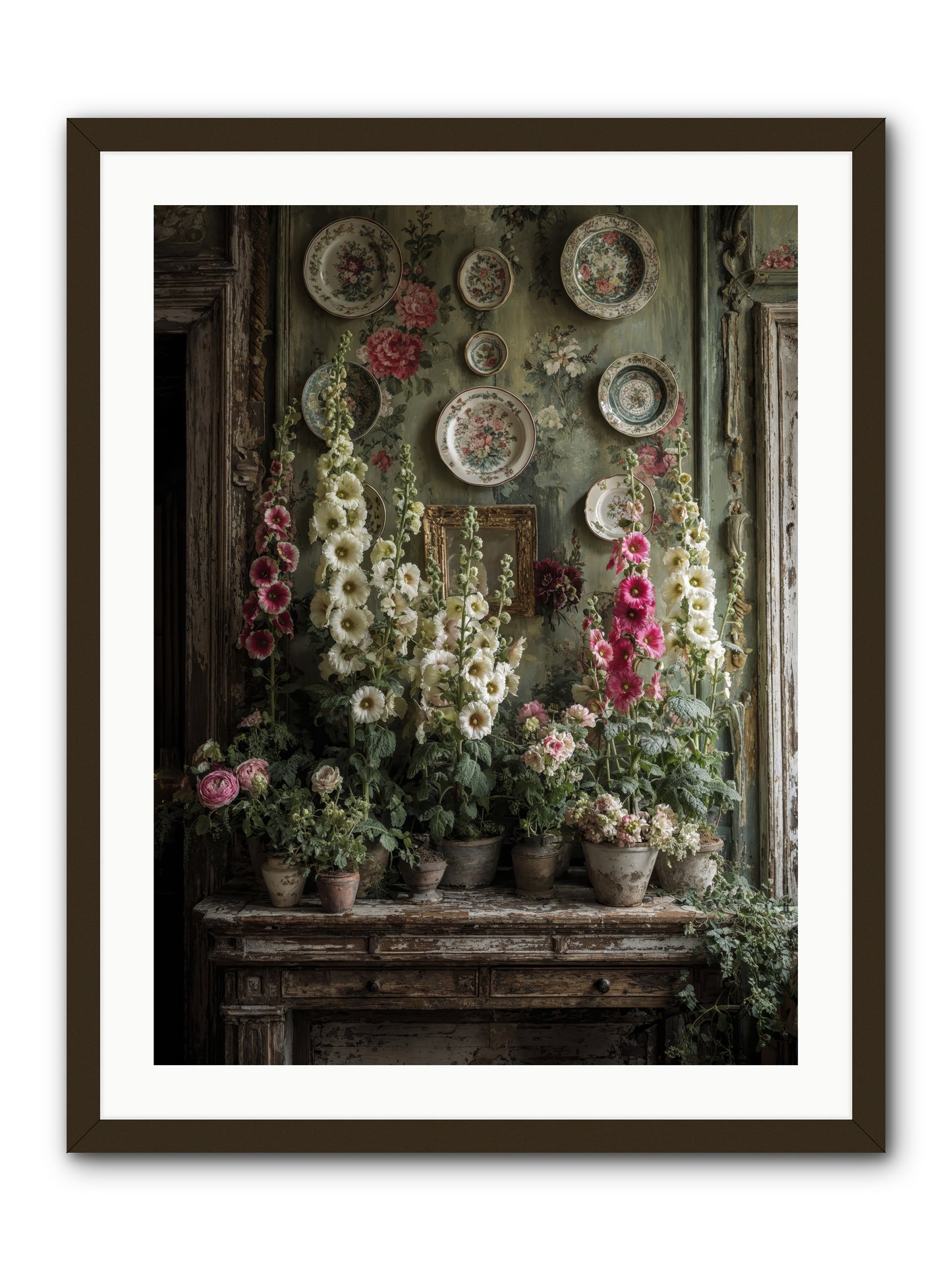 Secrets Of The Summer House -- Framed Print - Black 24x32