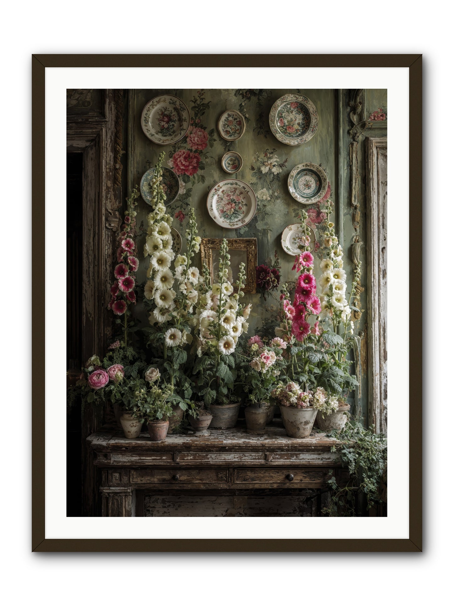 Secrets Of The Summer House -- Framed Print - Black 30x40