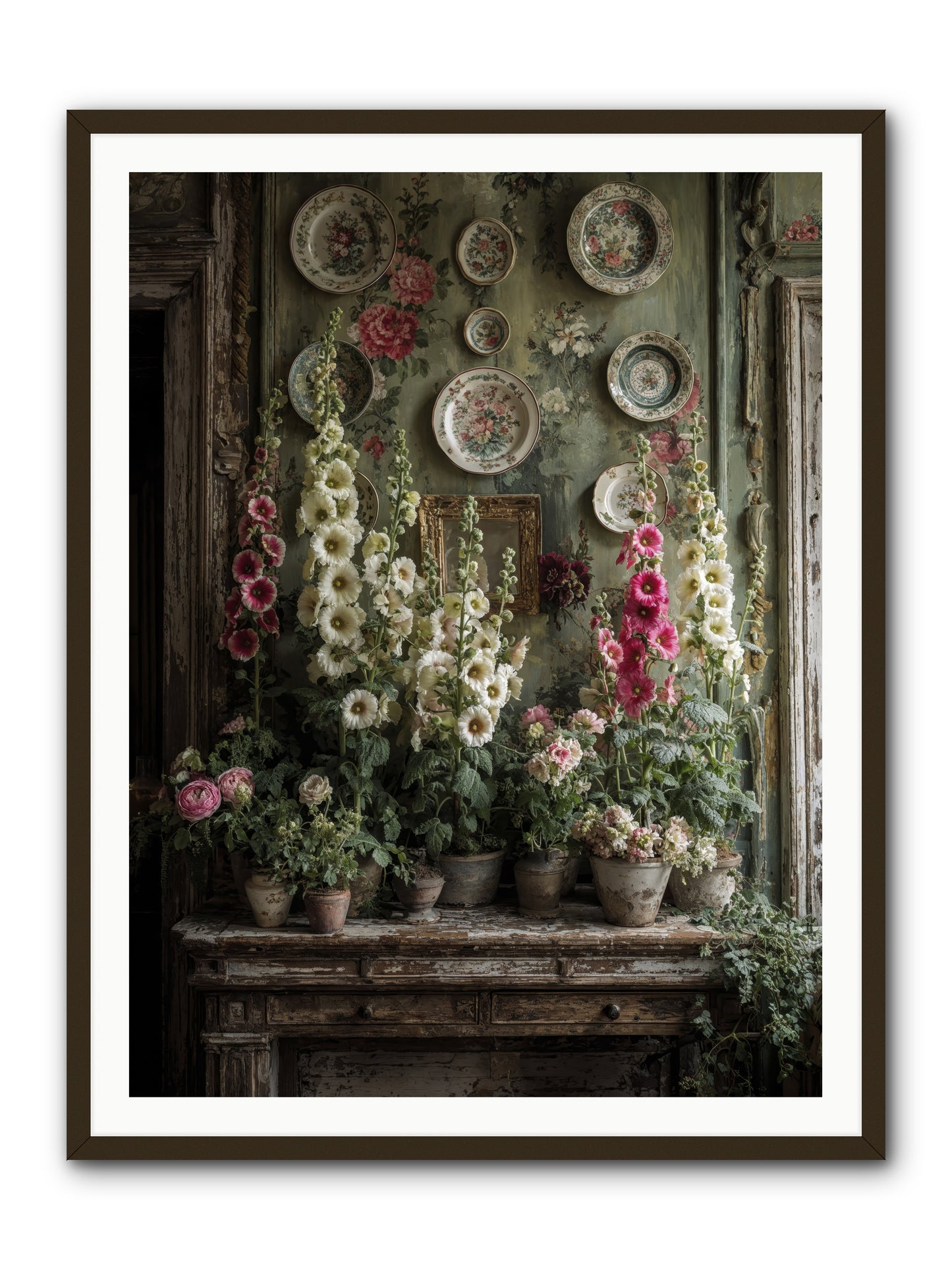 Secrets Of The Summer House -- Framed Print - Black 36x48