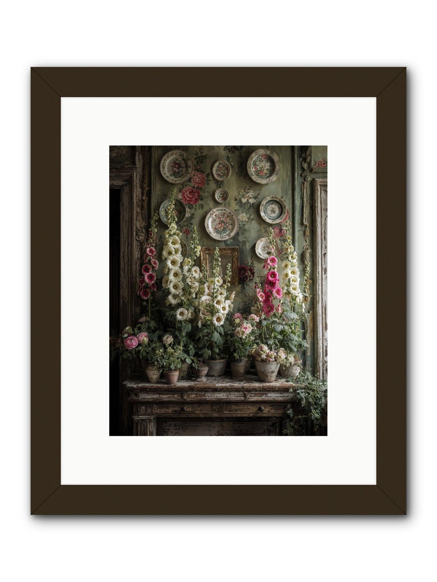 Secrets Of The Summer House -- Framed Print - Black 9x12