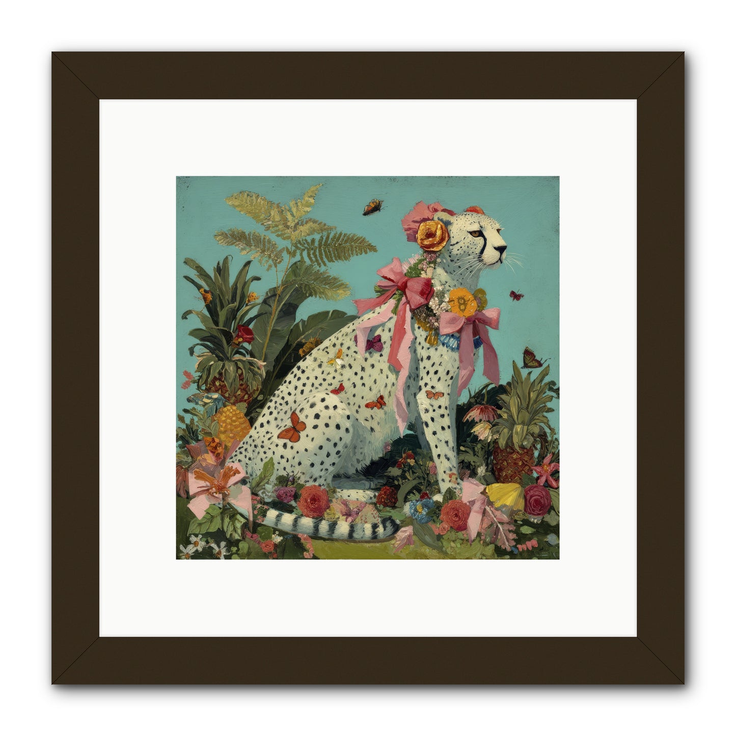 Secrets of the Dreaming Forest -- Framed Print - Black 10x10