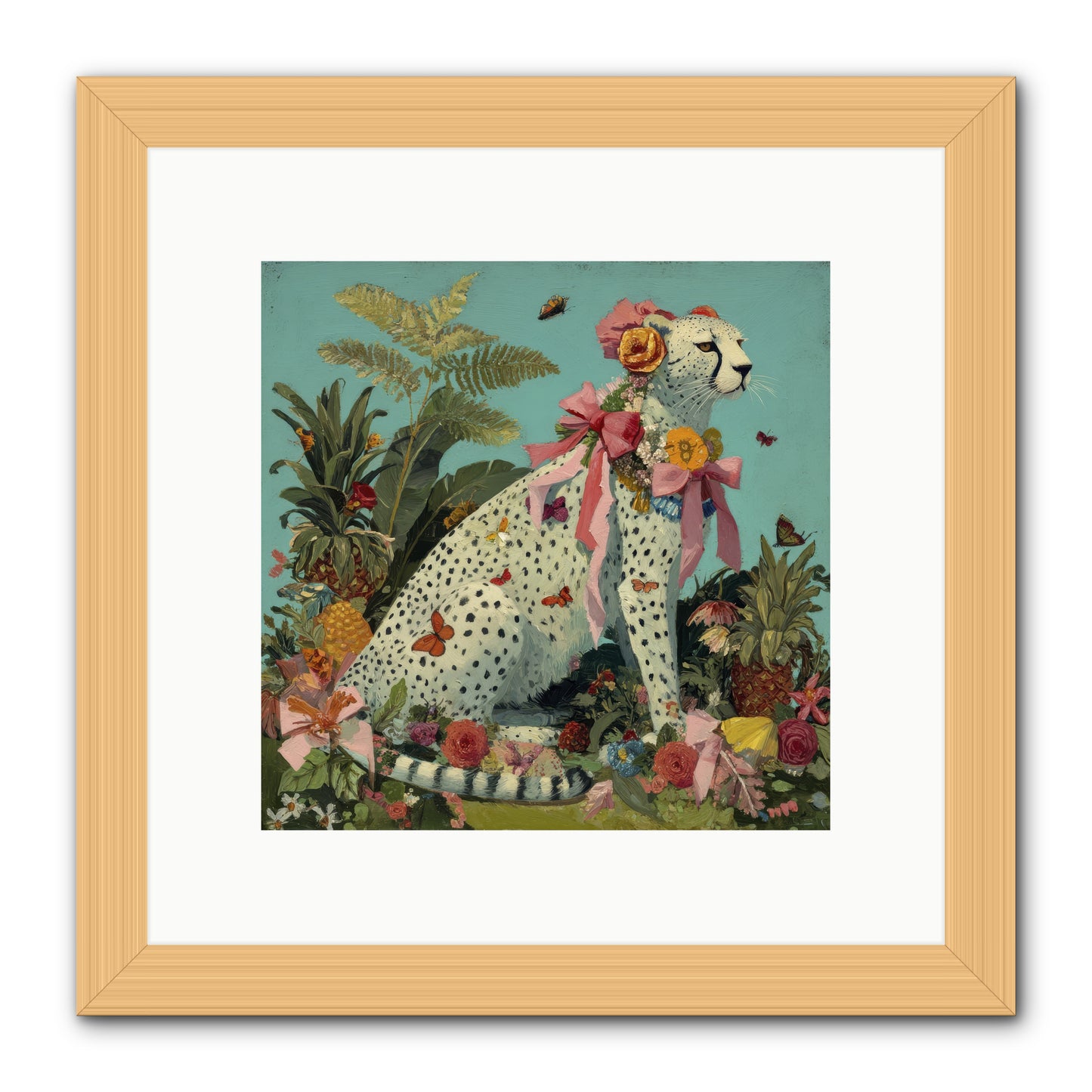 Secrets of the Dreaming Forest -- Framed Print - Natural 10x10