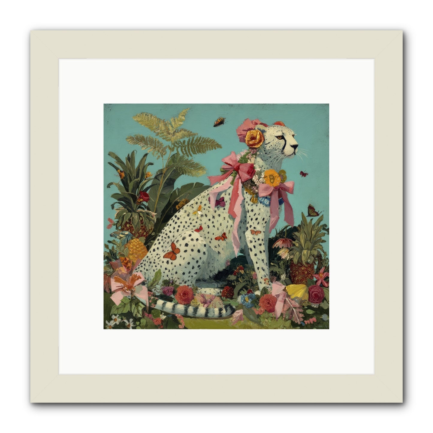 Secrets of the Dreaming Forest -- Framed Print - White 10x10