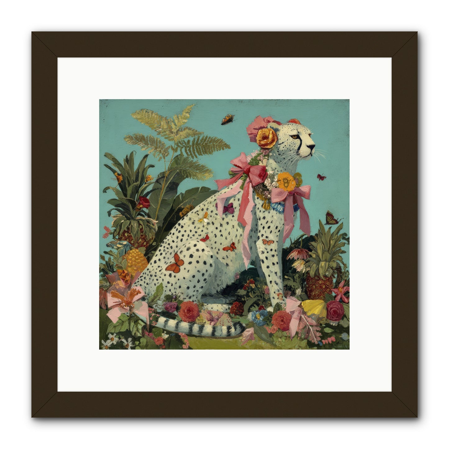 Secrets of the Dreaming Forest -- Framed Print - Black 12x12
