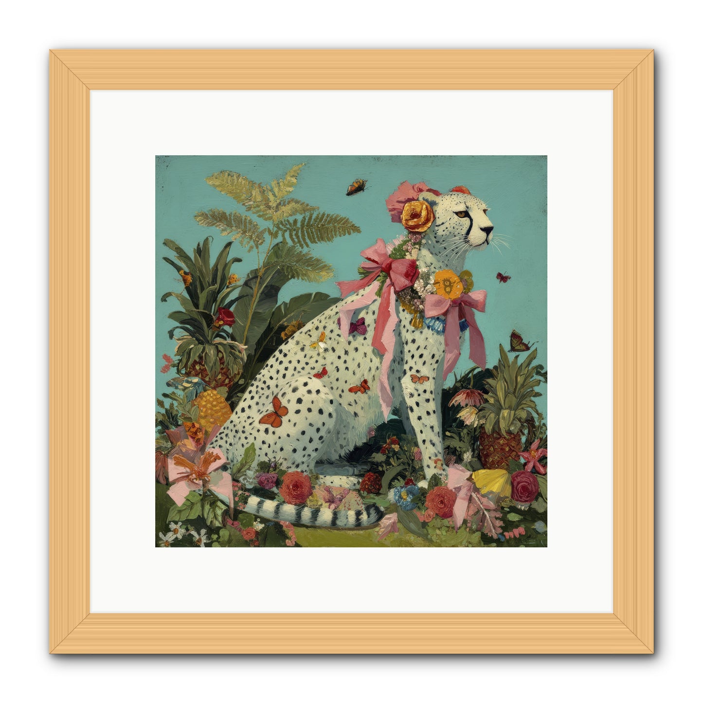 Secrets of the Dreaming Forest -- Framed Print - Natural 12x12