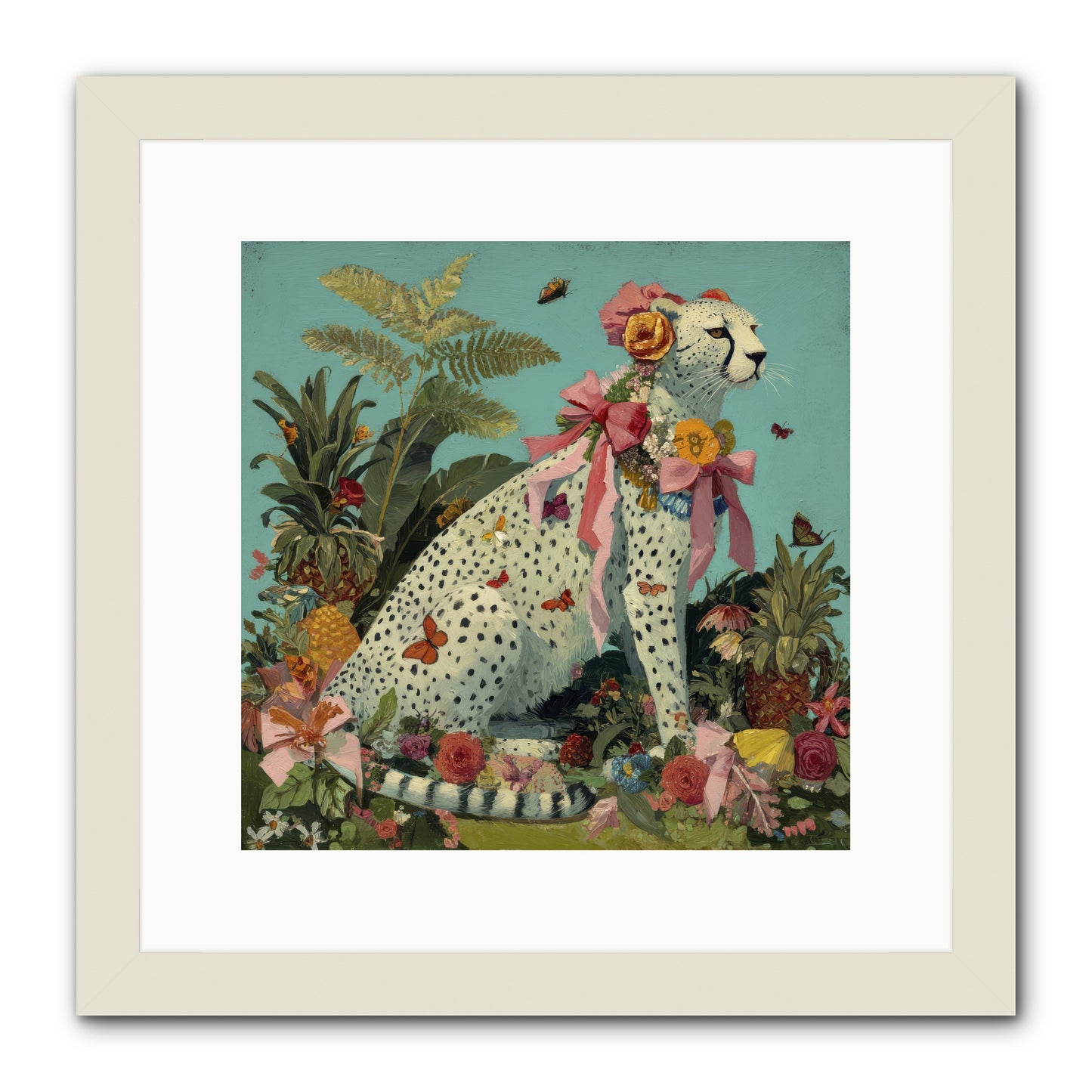 Secrets of the Dreaming Forest -- Framed Print - White 12x12