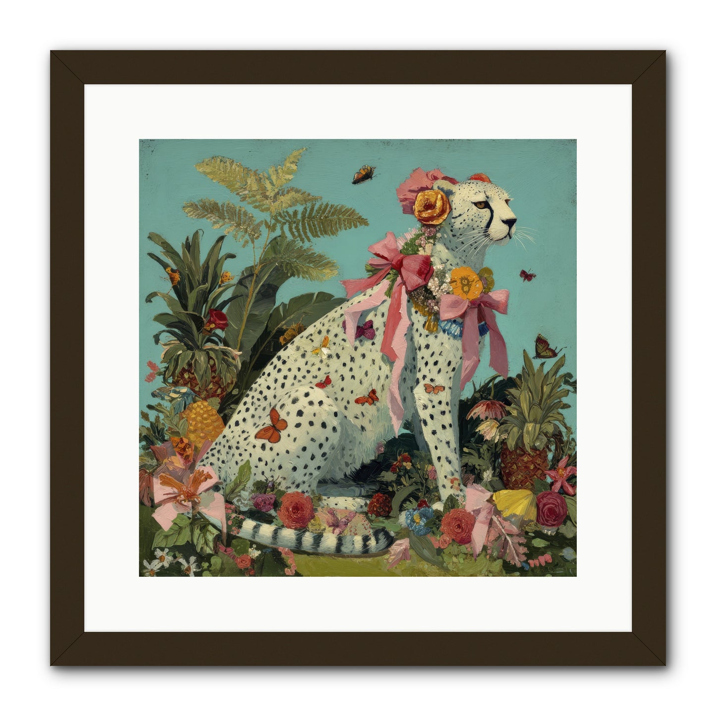 Secrets of the Dreaming Forest -- Framed Print - Black 16x16