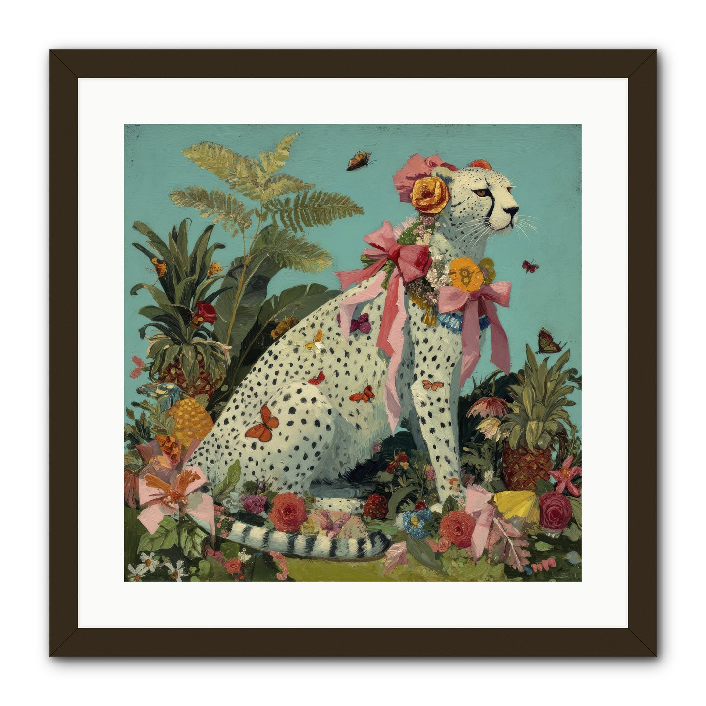 Secrets of the Dreaming Forest -- Framed Print - Black 20x20