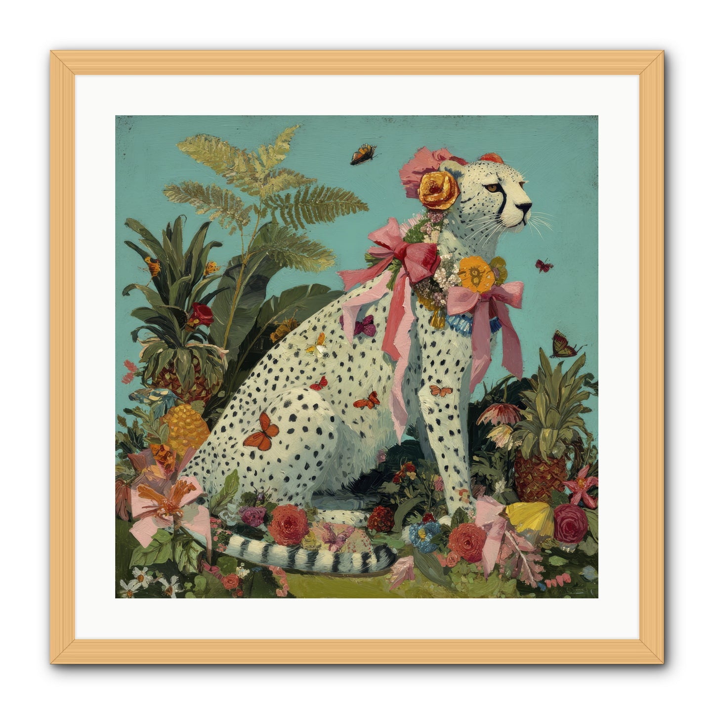Secrets of the Dreaming Forest -- Framed Print - Natural 24x24