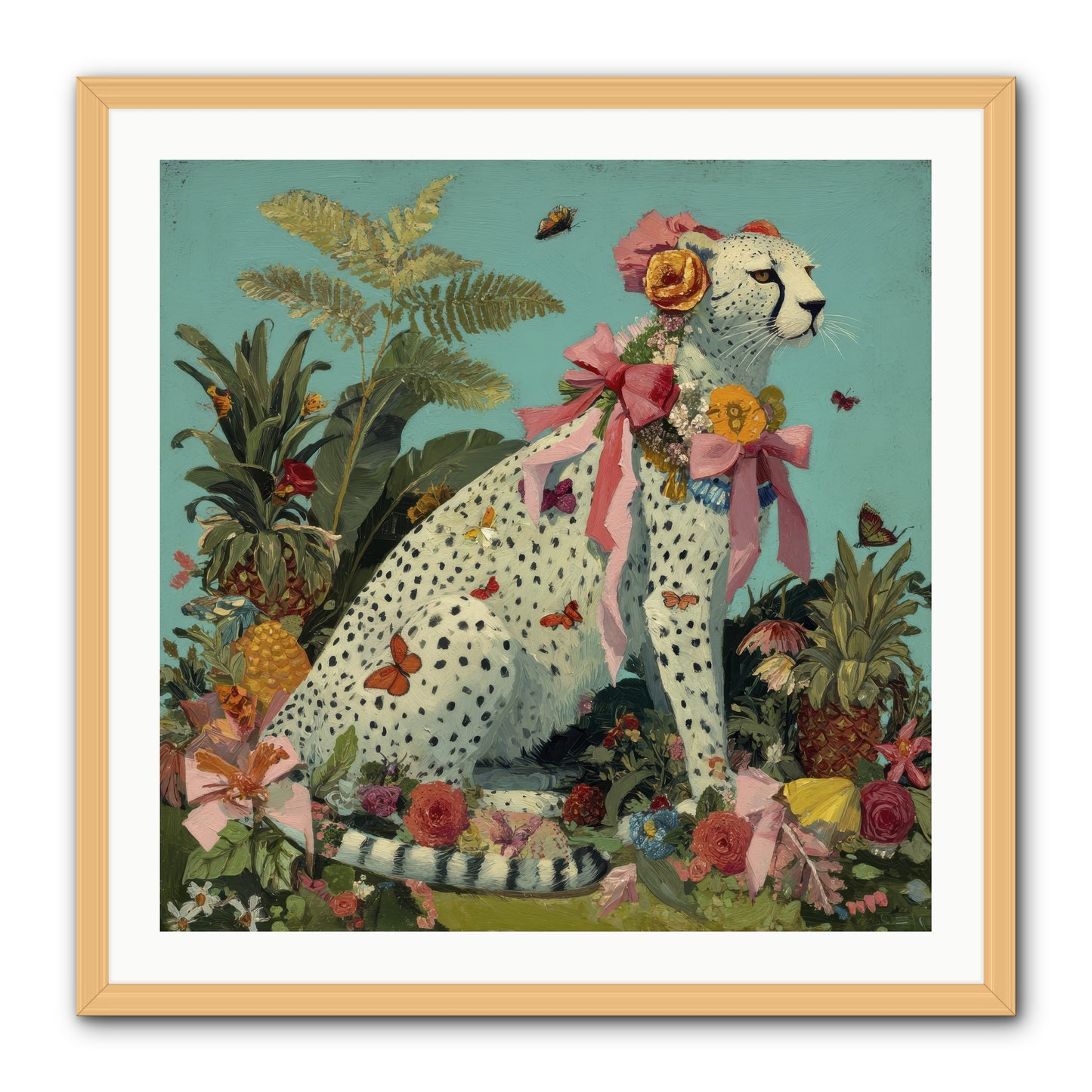 Secrets of the Dreaming Forest -- Framed Print - Natural 30x30
