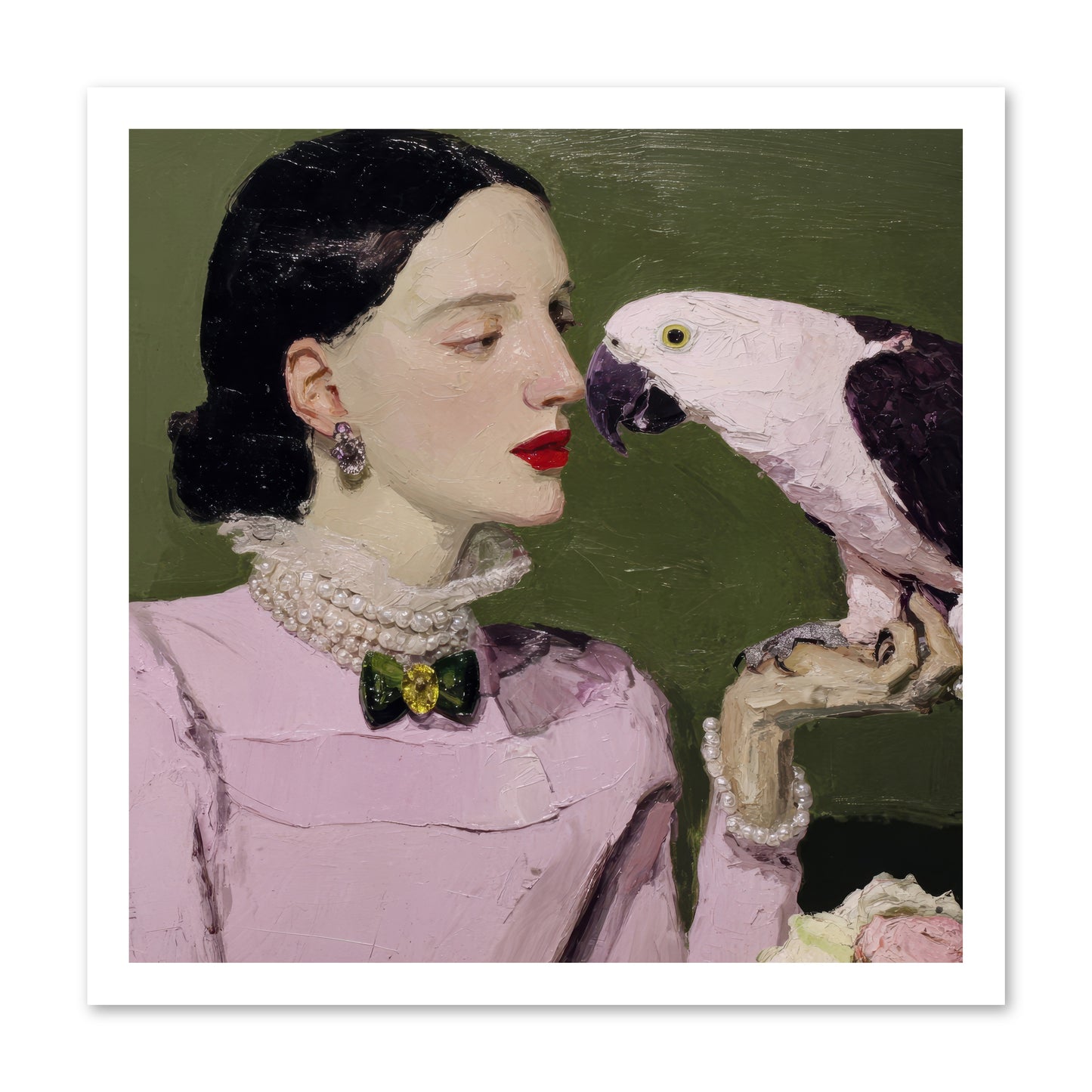 Secrets of the Rose Salon -- Paper Print 20x20