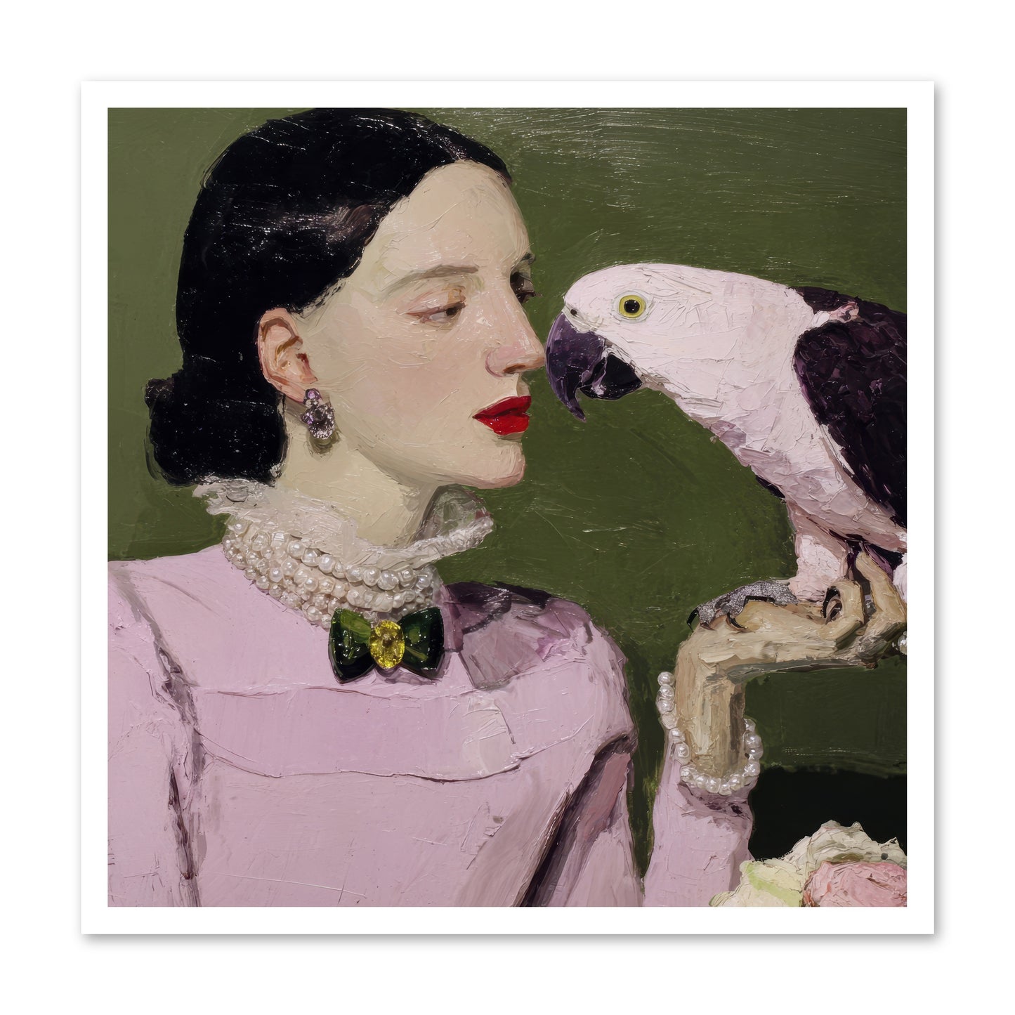 Secrets of the Rose Salon -- Paper Print 30x30