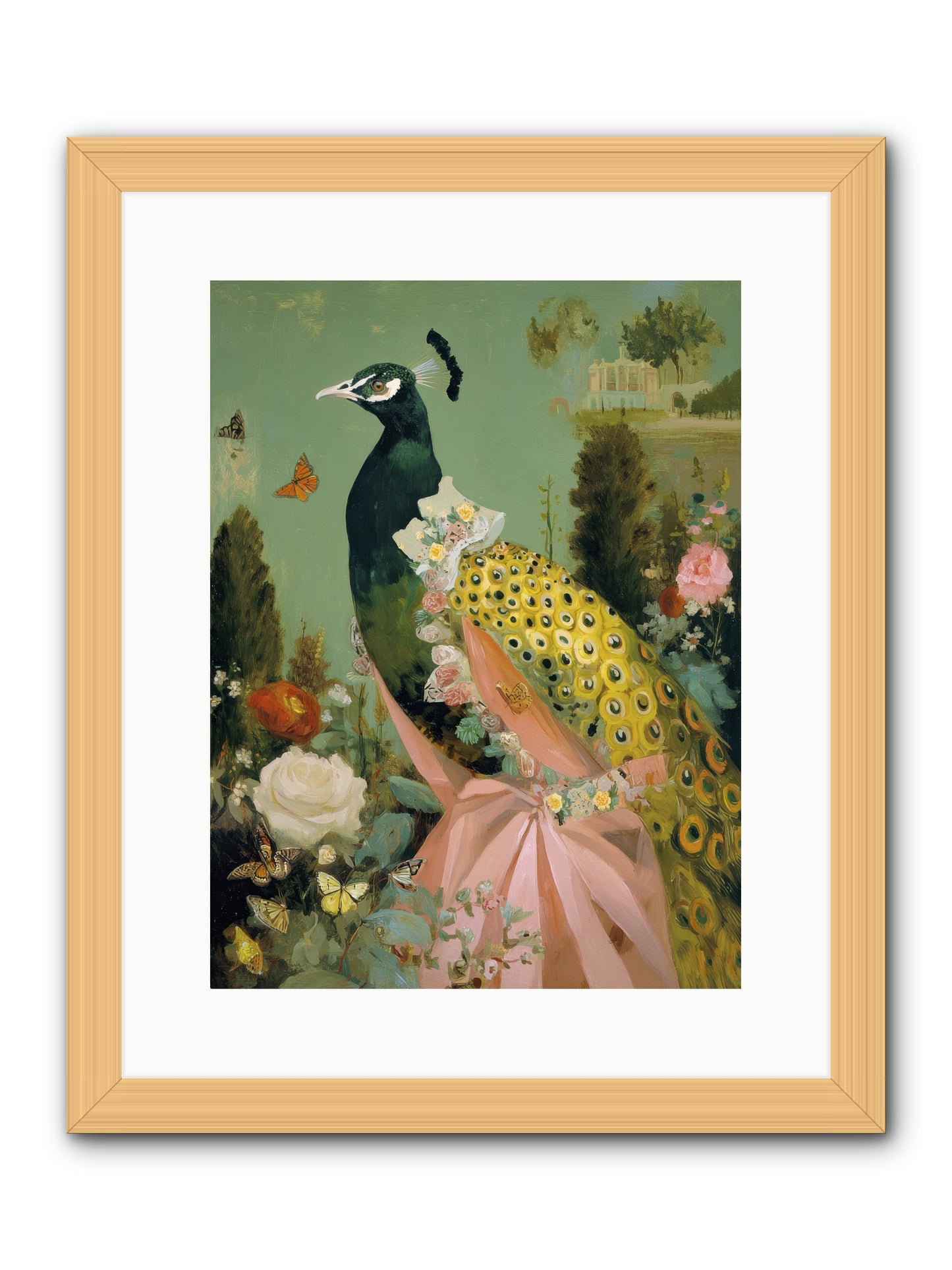 Secrets of the evening bloom -- Framed Print - Natural 12x16