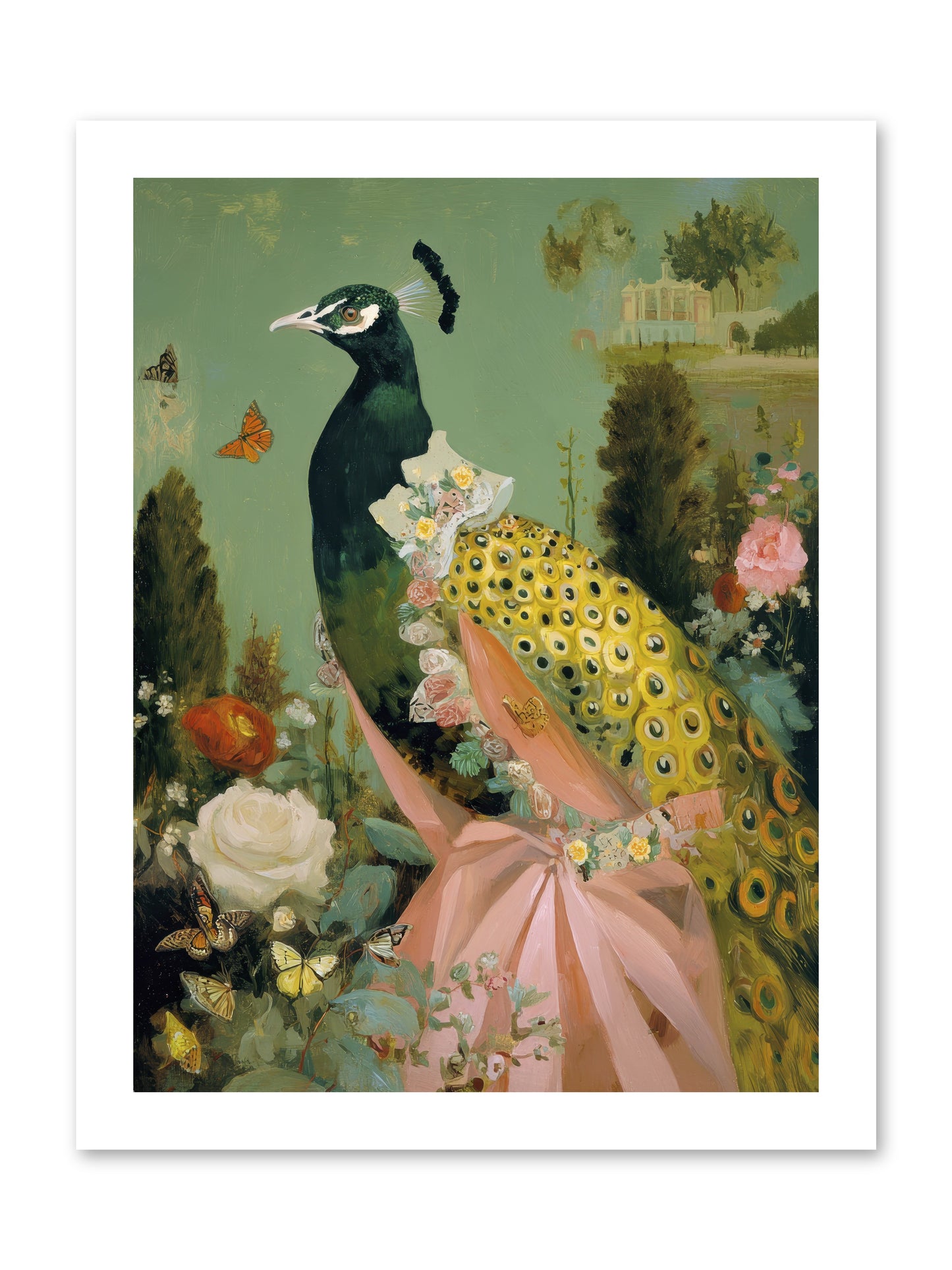 Secrets of the evening bloom -- Loose Canvas Print 12x16