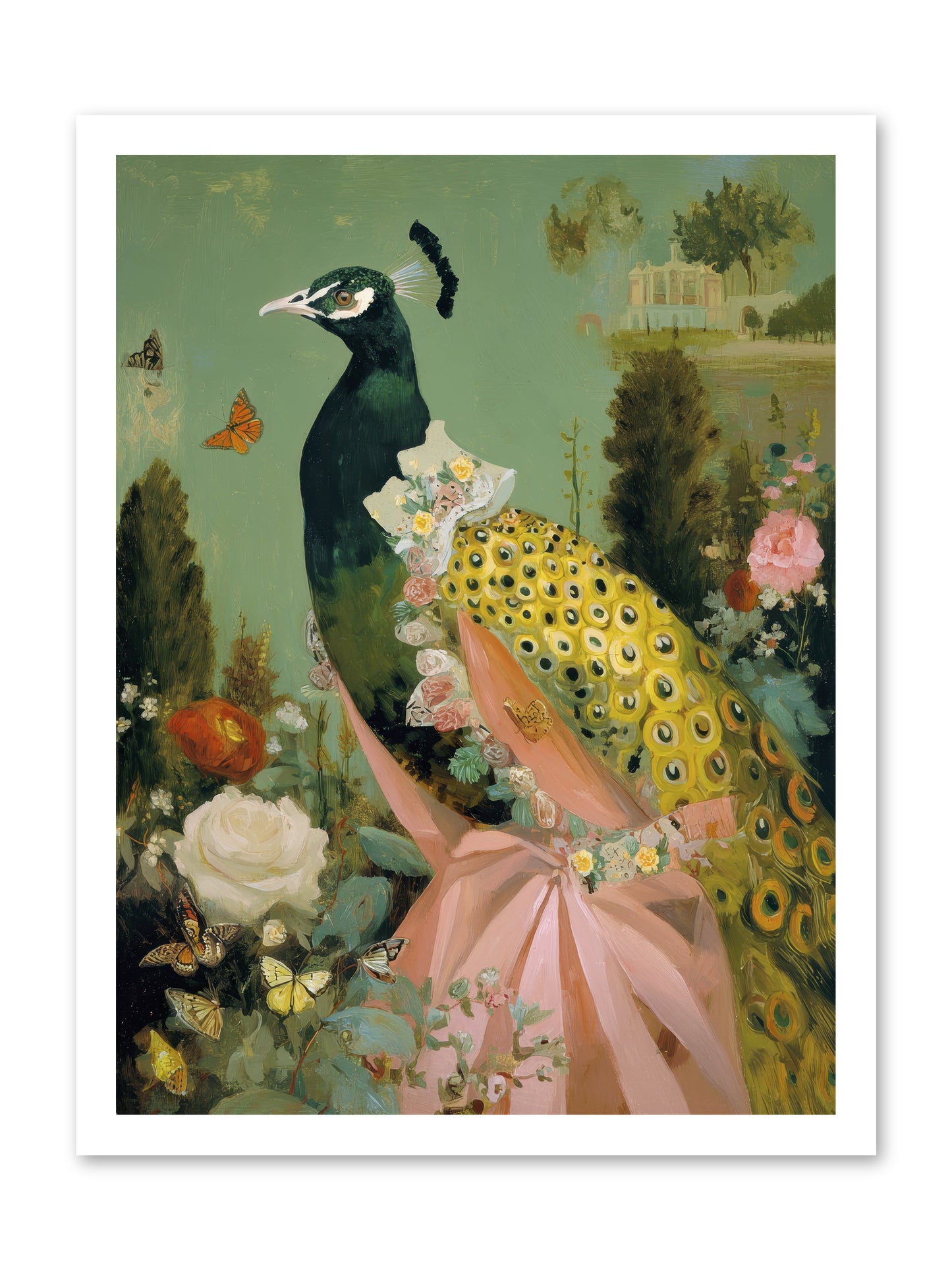 Secrets of the evening bloom -- Loose Canvas Print 18x24