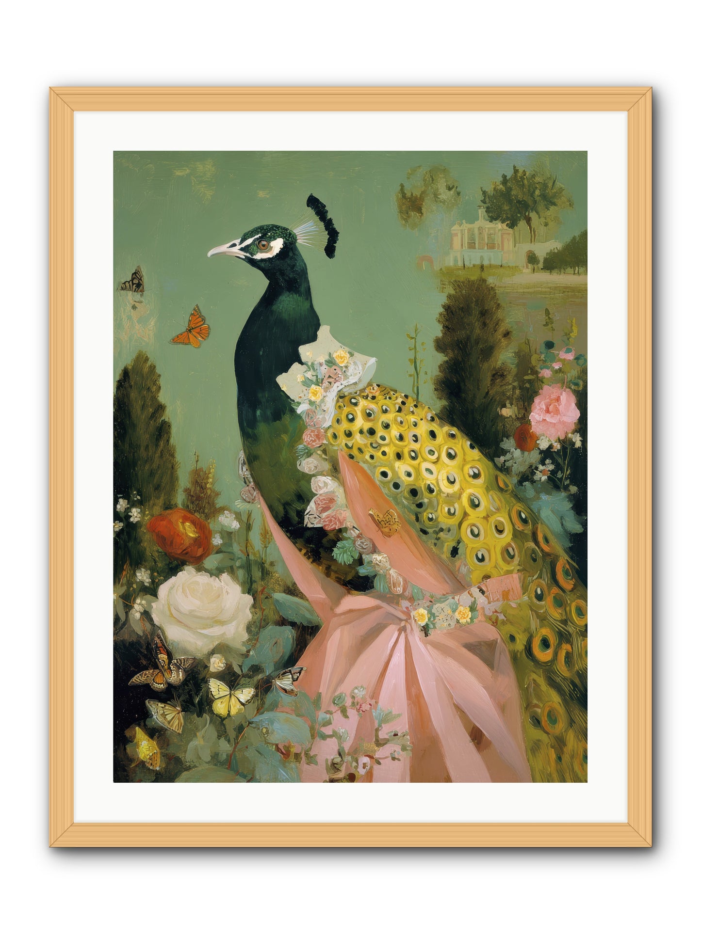 Secrets of the evening bloom -- Framed Print - Natural 24x32