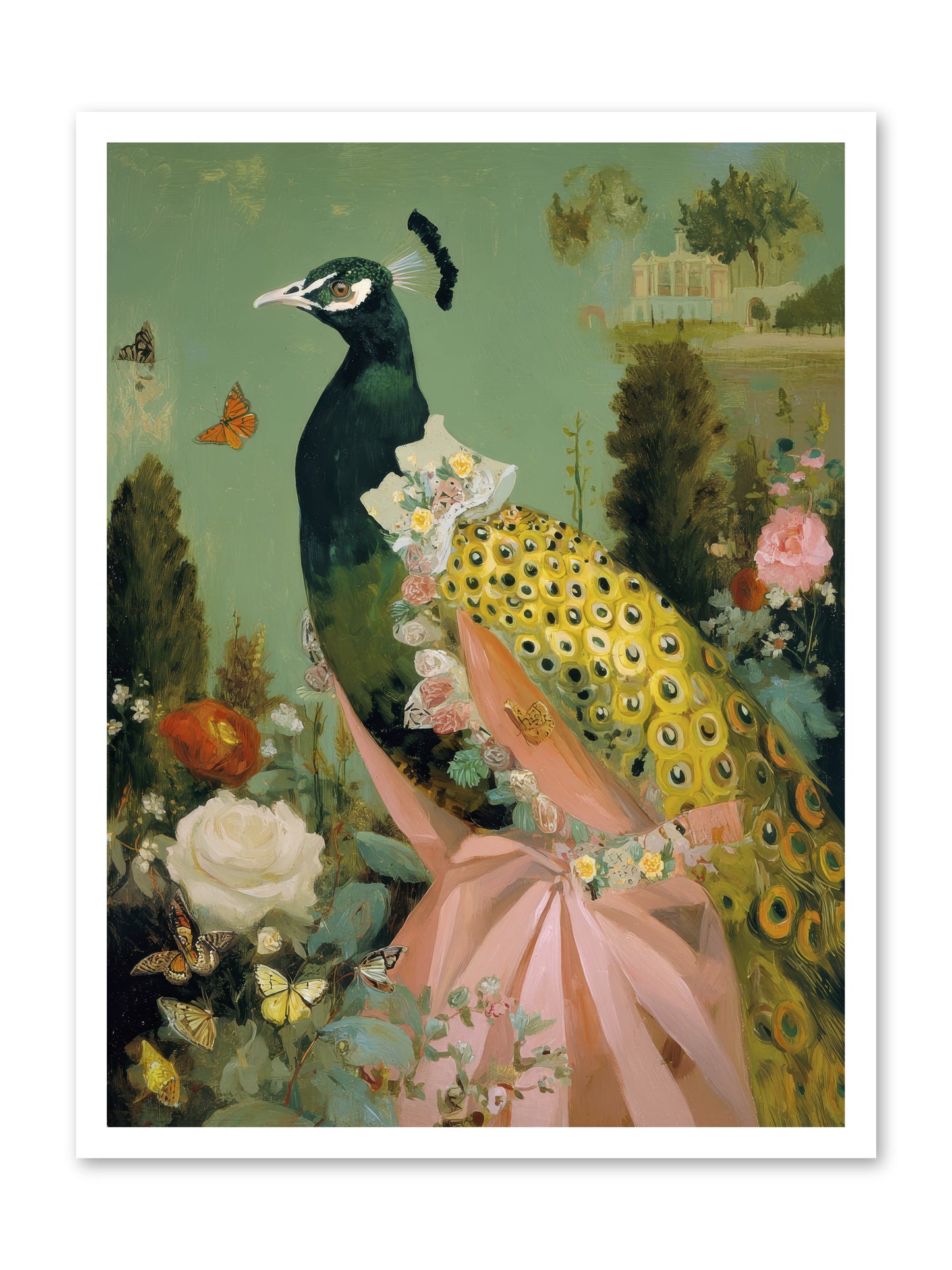 Secrets of the evening bloom -- Loose Canvas Print 24x32
