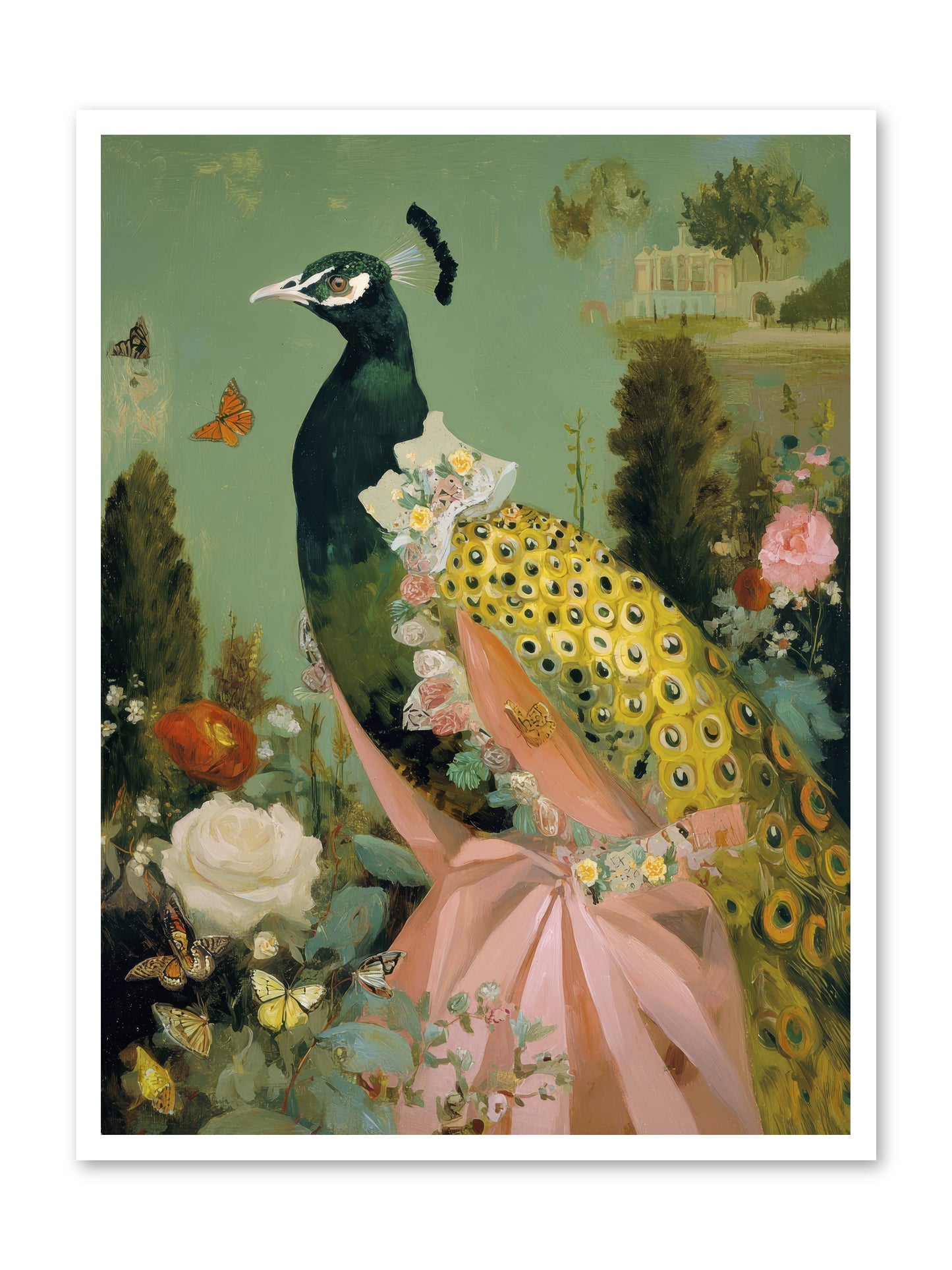 Secrets of the evening bloom -- Loose Canvas Print 30x40