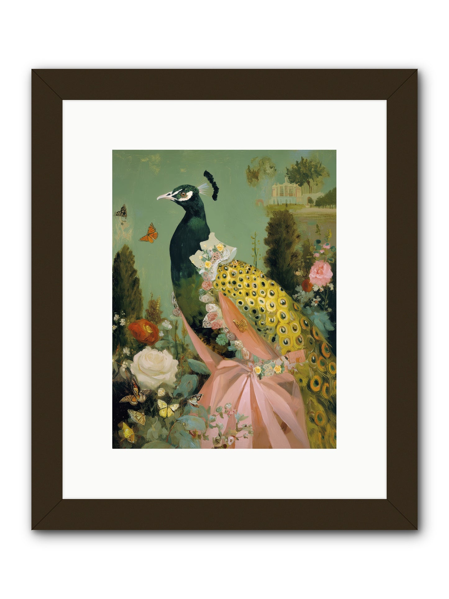 Secrets of the evening bloom -- Framed Print - Black 9x12