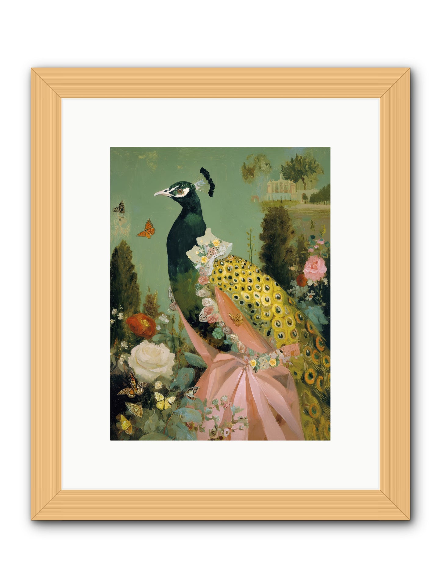 Secrets of the evening bloom -- Framed Print - Natural 9x12