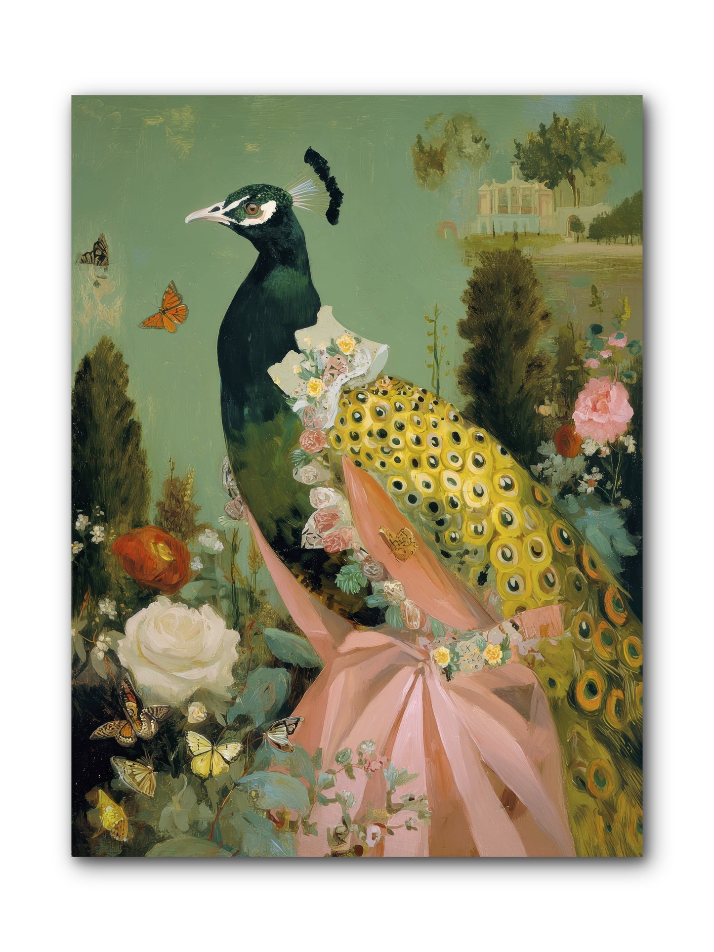Secrets of the evening bloom -- Wrapped Canvas 9x12