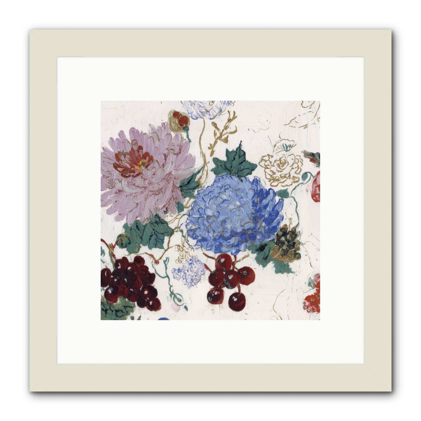 Seedling Soliloquy -- Framed Print - White 10x10