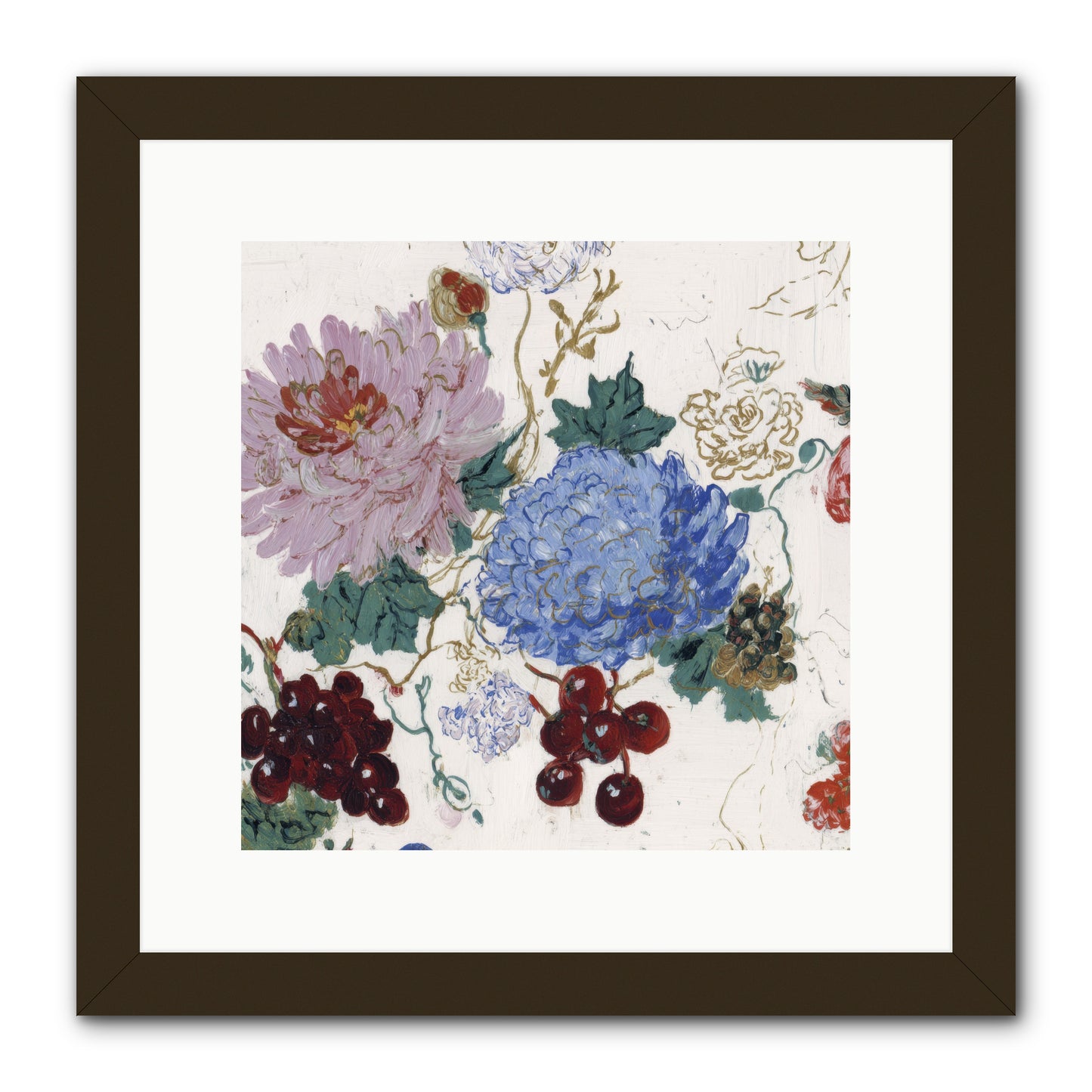 Seedling Soliloquy -- Framed Print - Black 12x12