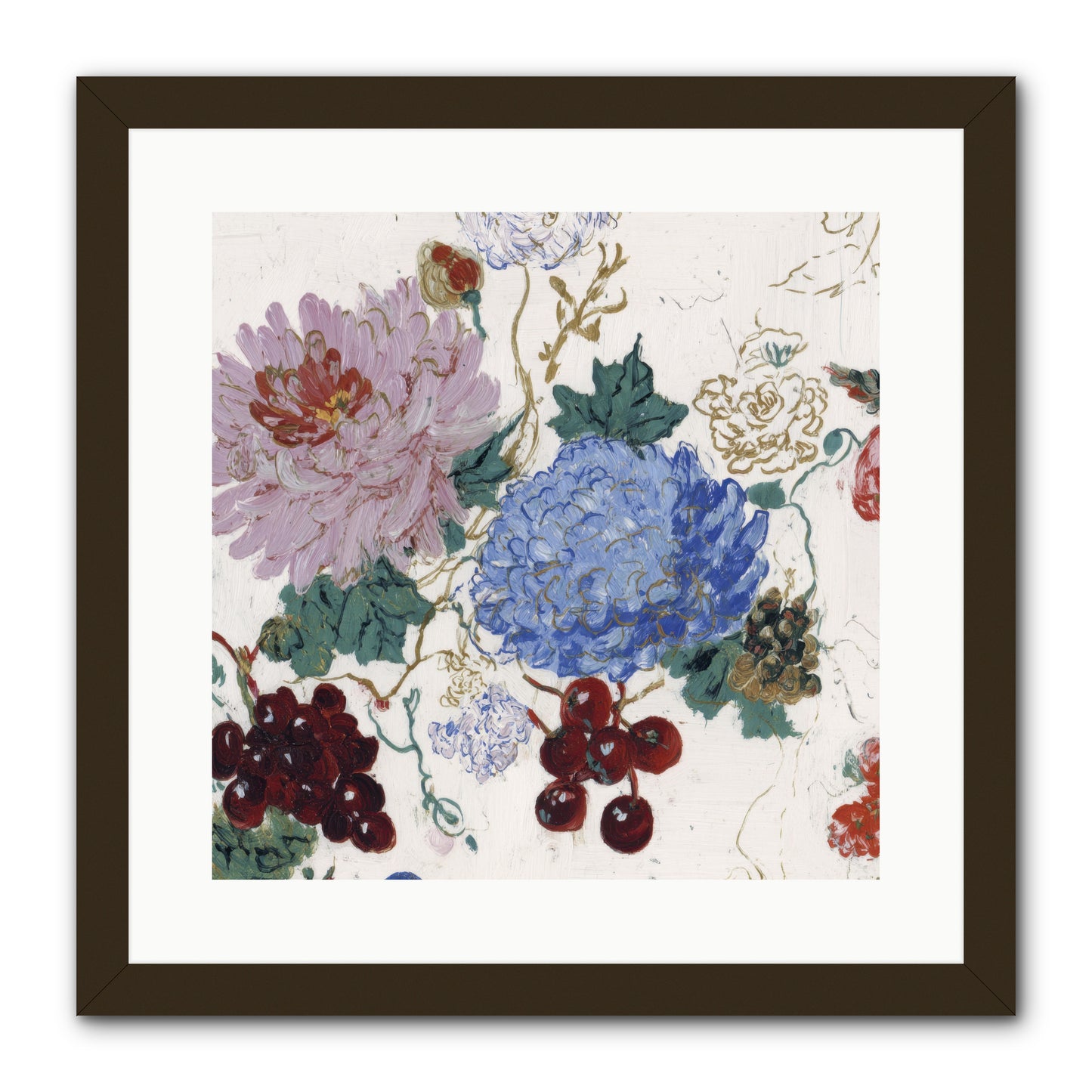 Seedling Soliloquy -- Framed Print - Black 16x16